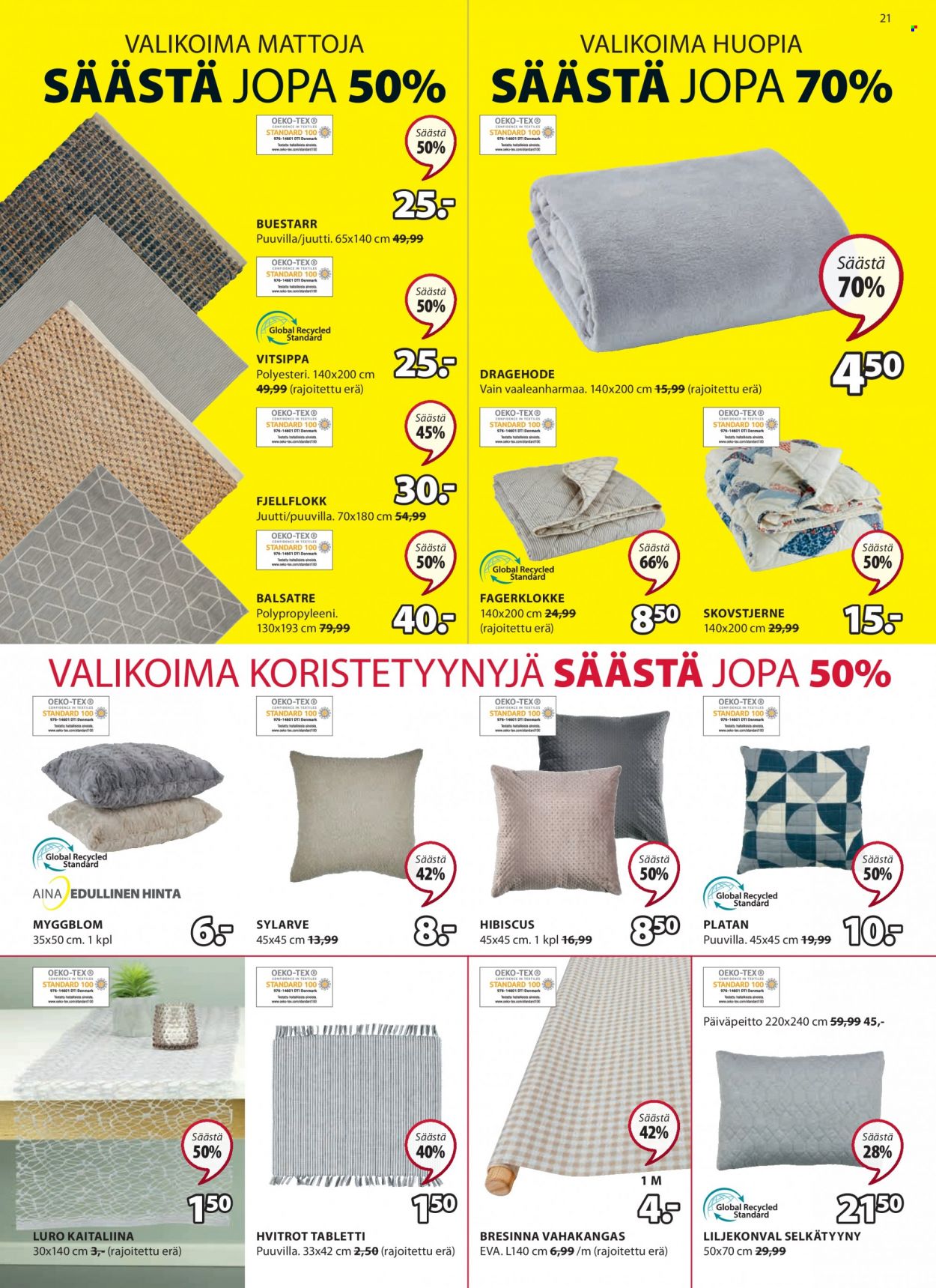 JYSK tarjoukset - 28.12.2022 - 29.01.2023. Sivu 21