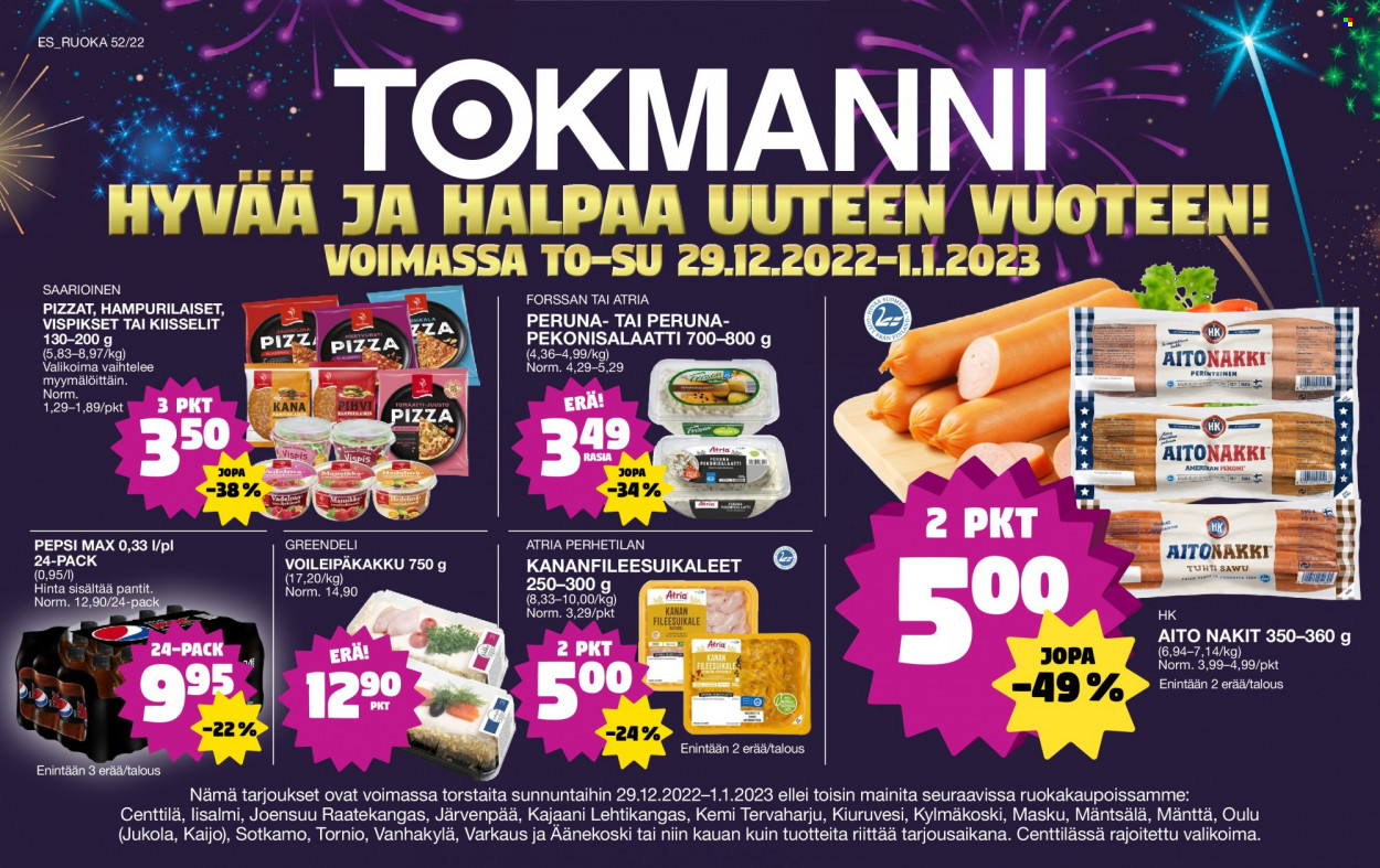 Tokmanni tarjoukset - 29.12.2022 - 01.01.2023. Sivu 1