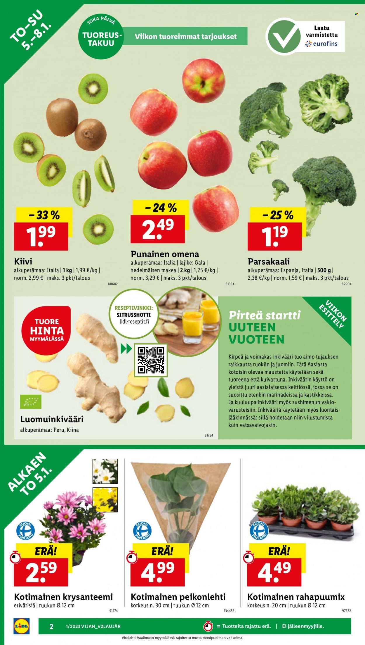 Lidl tarjoukset - 05.01.2023 - 11.01.2023. Sivu 2