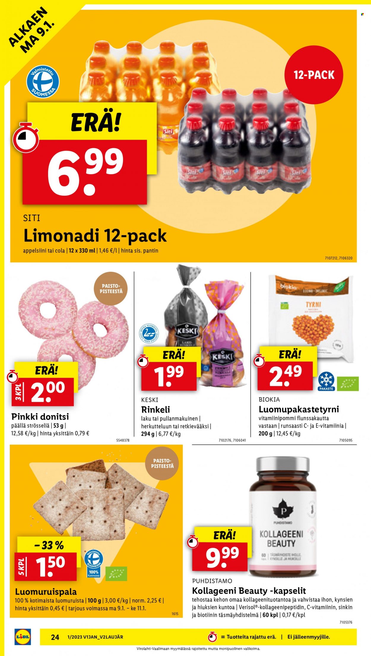 Lidl tarjoukset - 05.01.2023 - 11.01.2023. Sivu 24