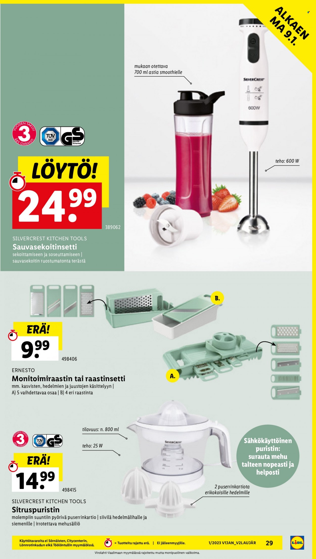 Lidl tarjoukset - 05.01.2023 - 11.01.2023. Sivu 29