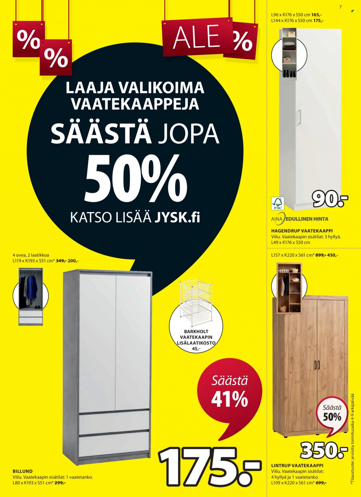 JYSK tarjoukset - 02.01.2023 - 29.01.2023. Sivu 7