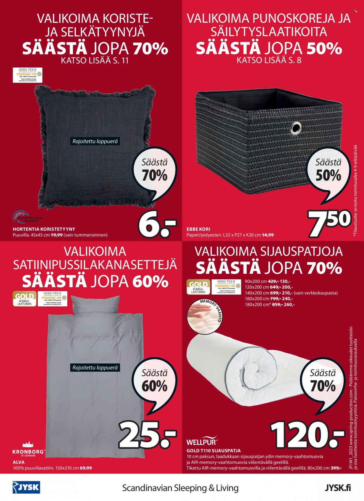 JYSK tarjoukset - 02.01.2023 - 29.01.2023. Sivu 24