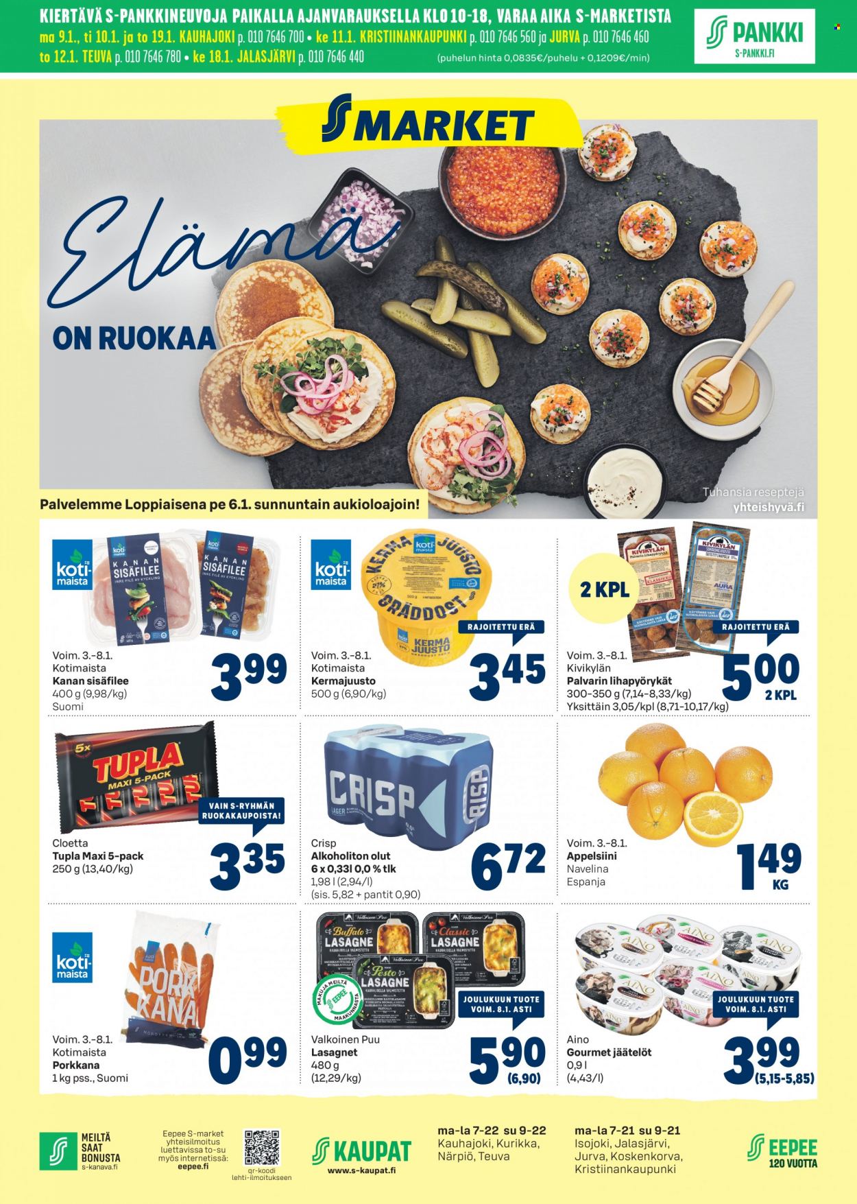S-market tarjoukset - 03.01.2023 - 08.01.2023. Sivu 1