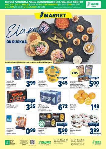 S-market tarjoukset  - 03.01.2023 - 08.01.2023.