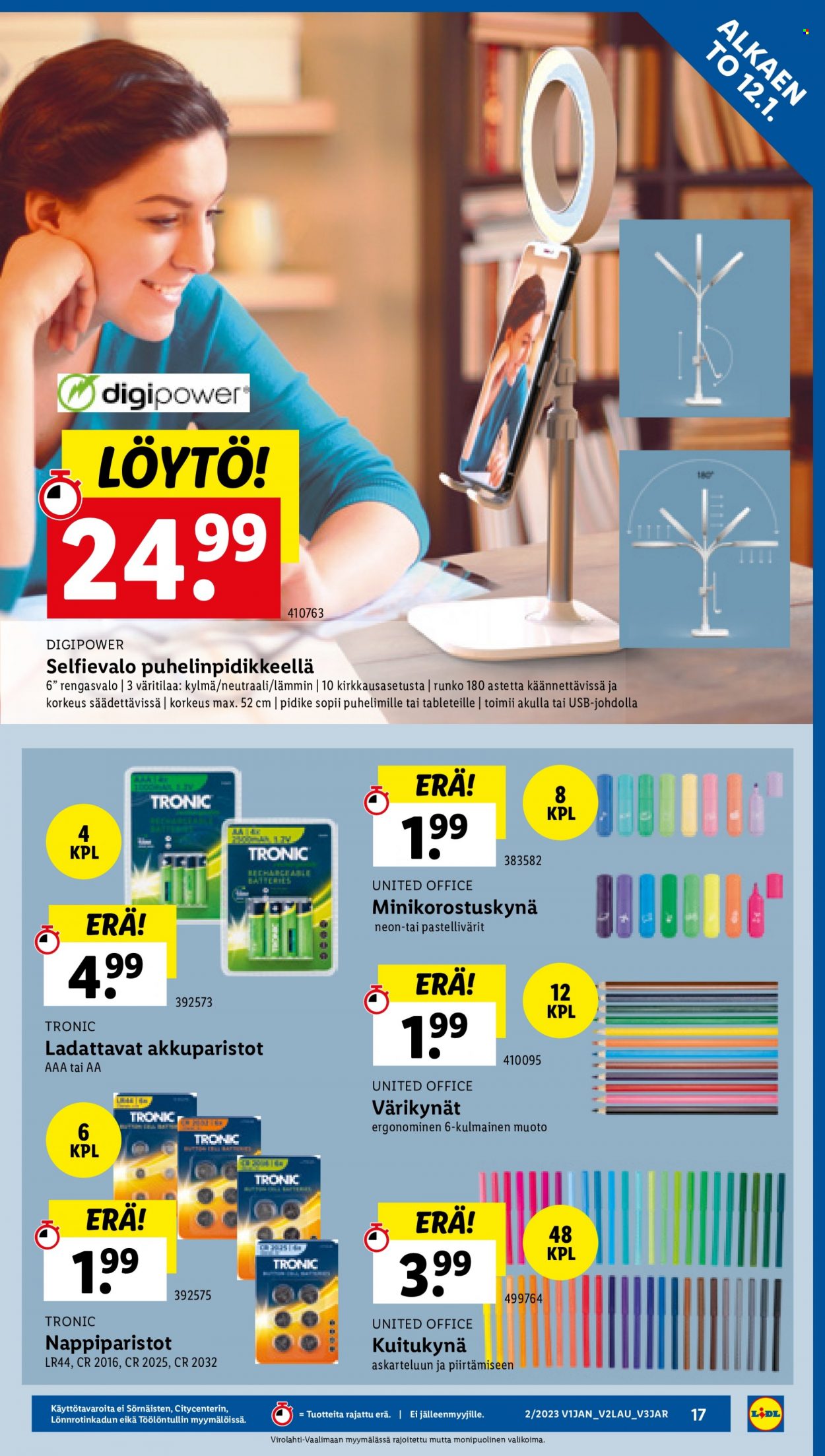 Lidl tarjoukset - 12.01.2023 - 18.01.2023. Sivu 17