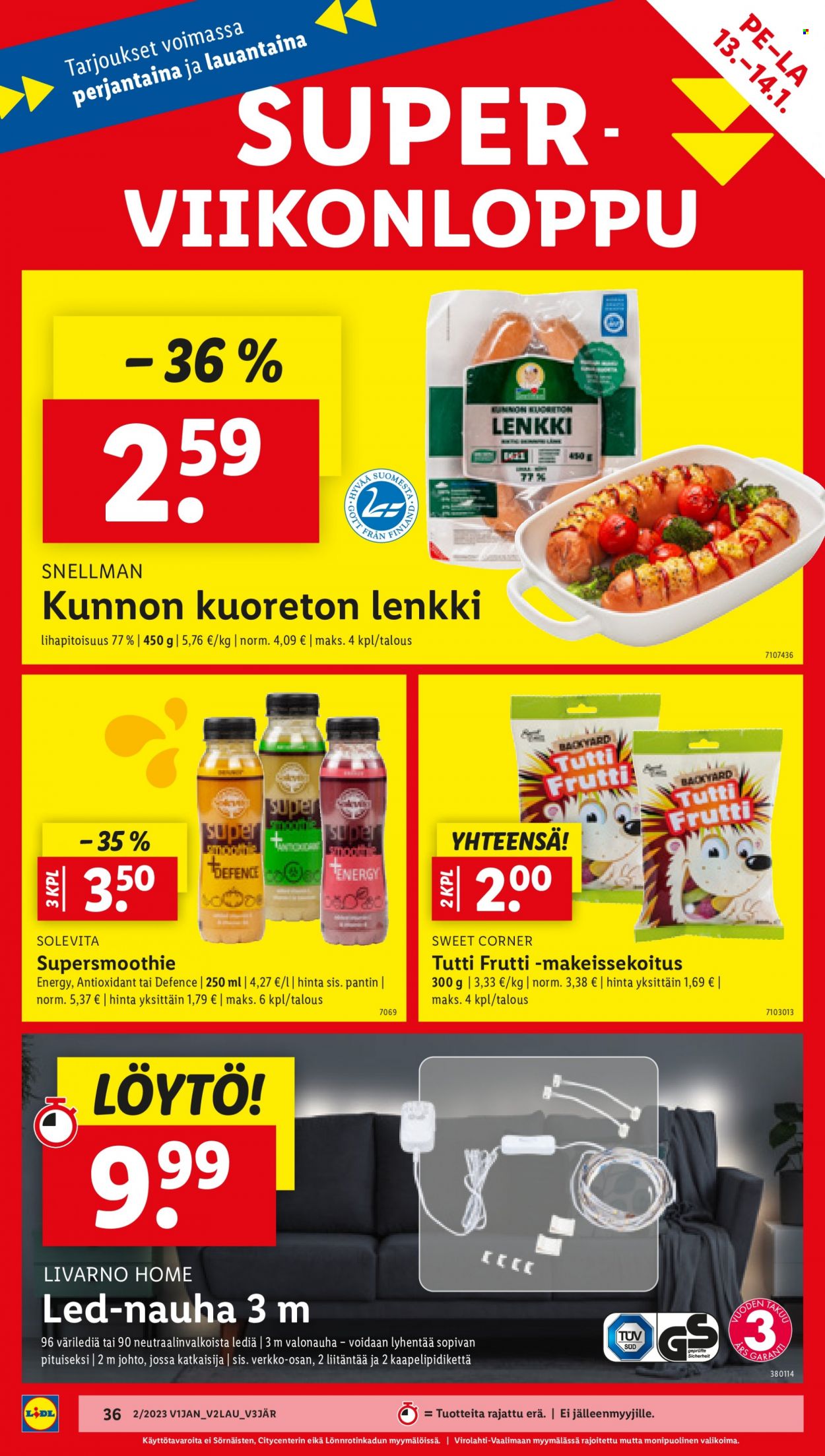 Lidl tarjoukset - 12.01.2023 - 18.01.2023. Sivu 36