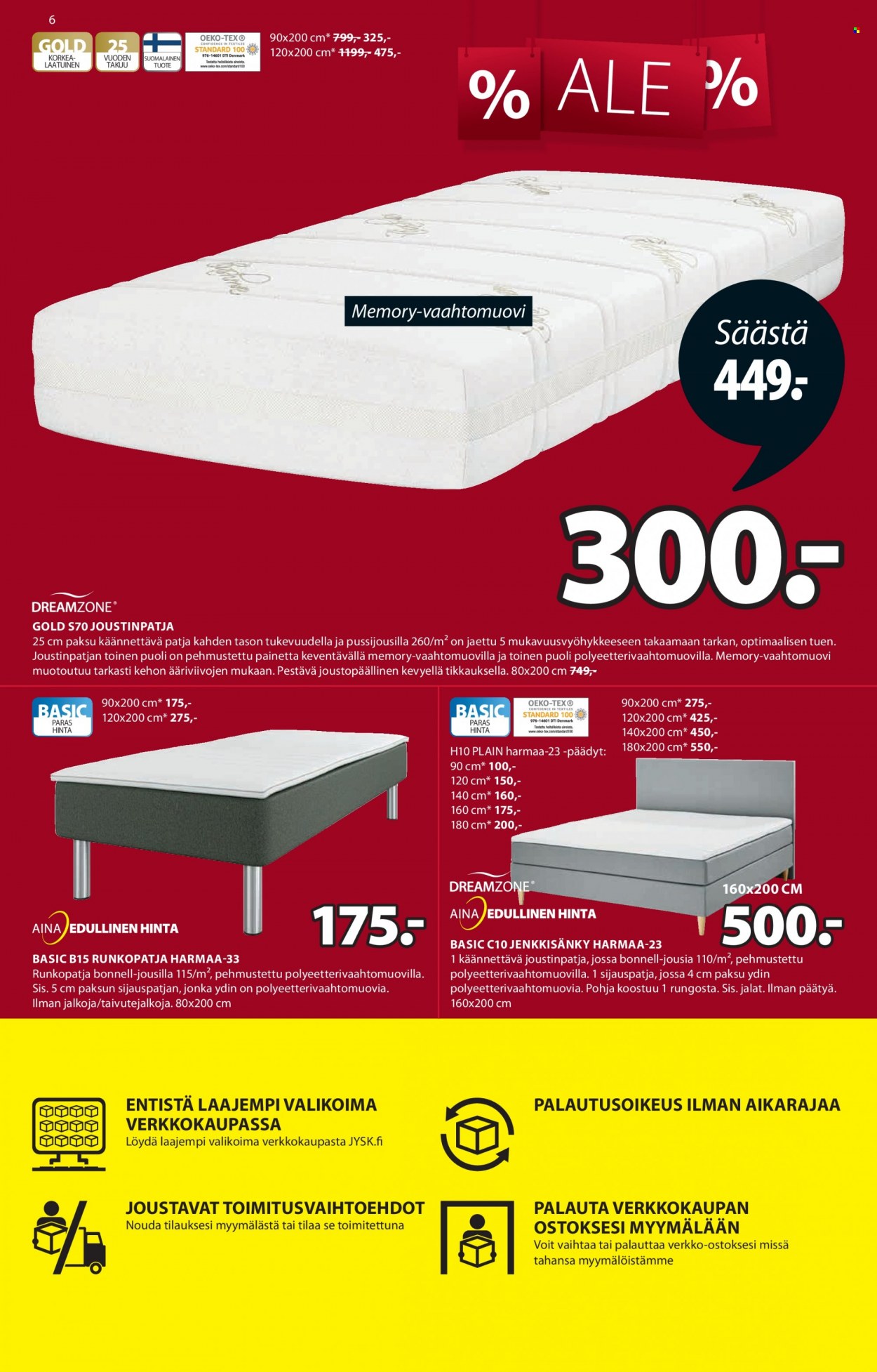 JYSK tarjoukset - 09.01.2023 - 29.01.2023. Sivu 6