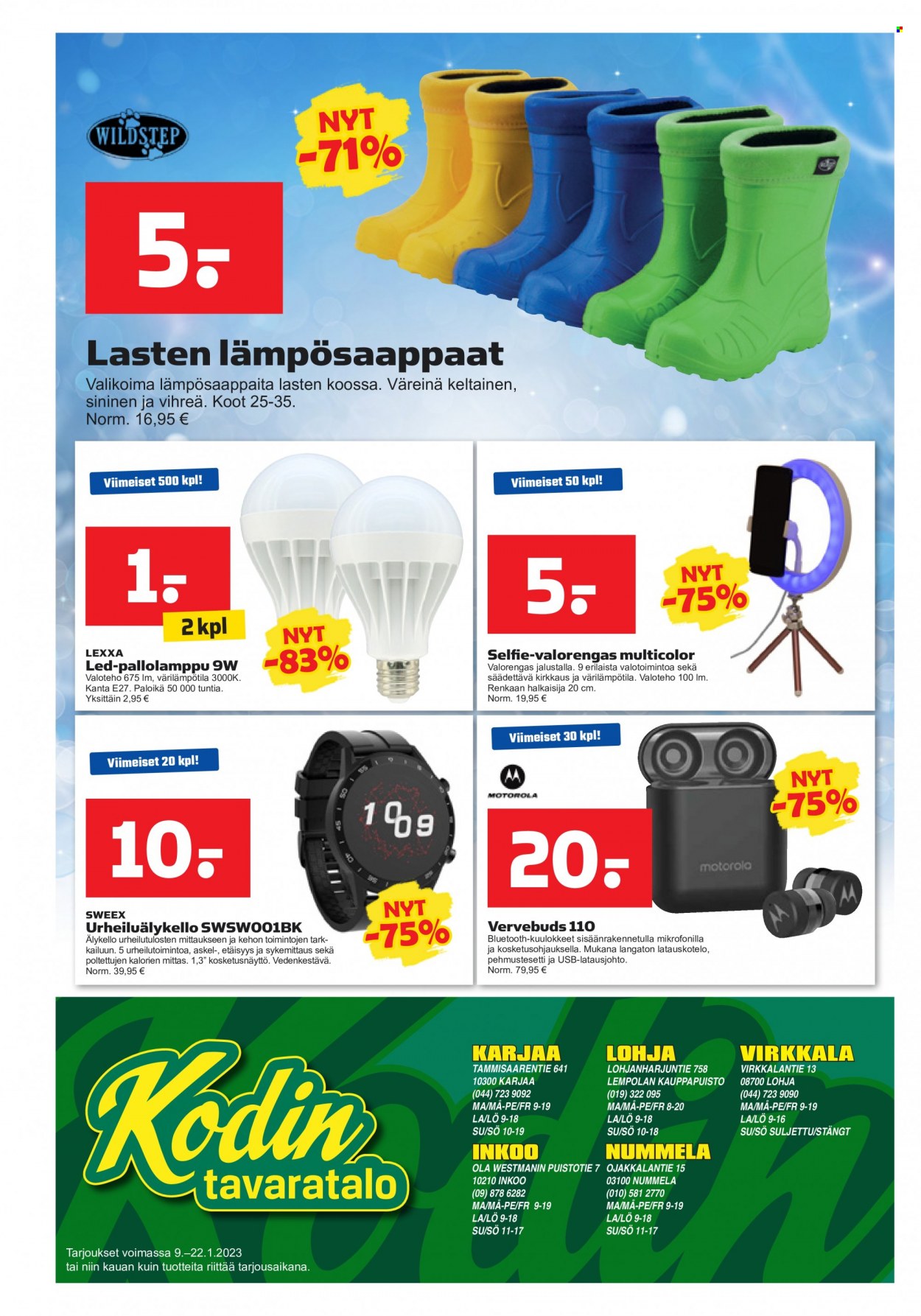 Kodintavaratalo tarjoukset - 09.01.2023 - 22.01.2023. Sivu 8