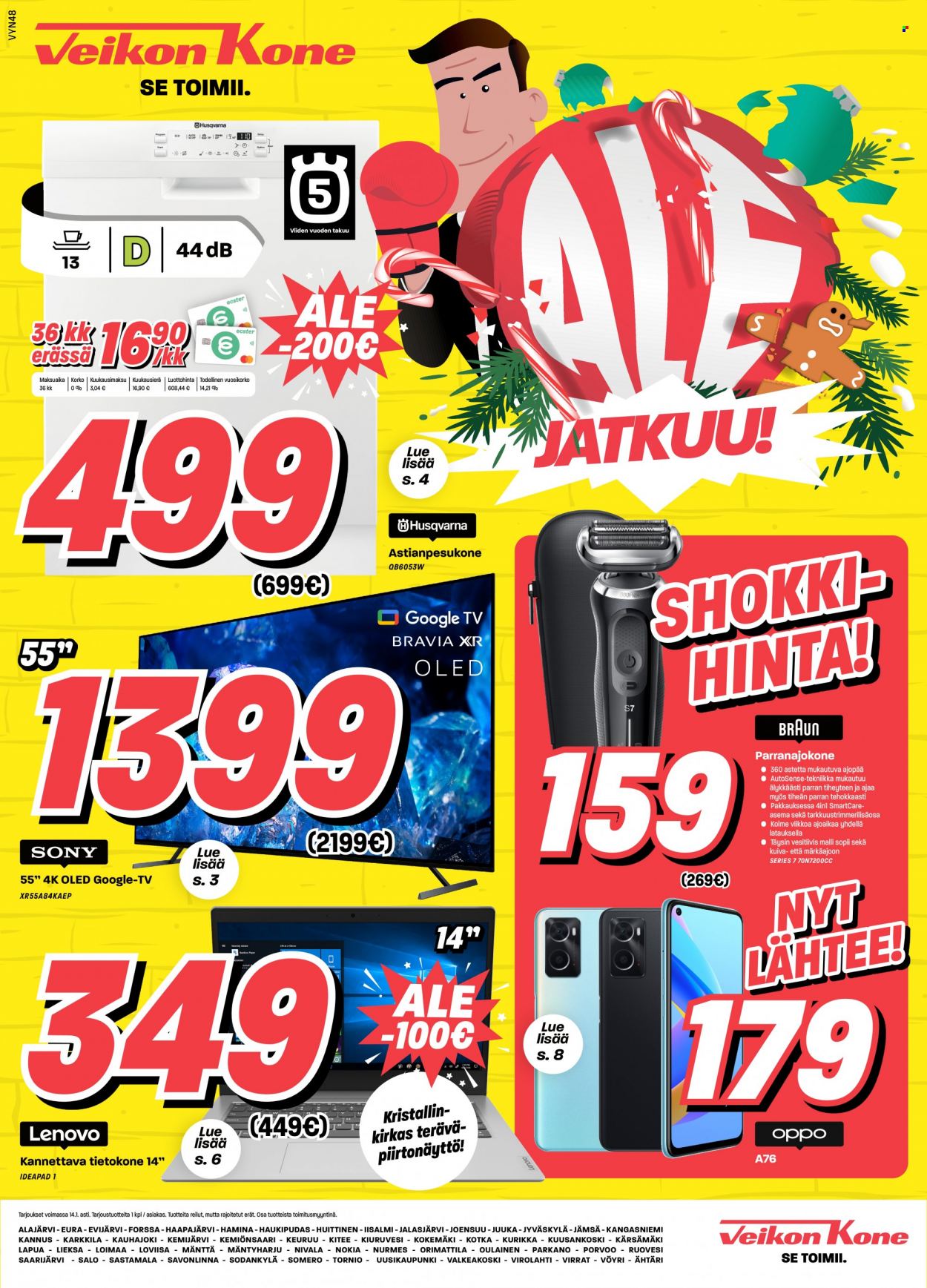 Veikon Kone tarjoukset - 09.01.2023 - 14.01.2023. Sivu 1