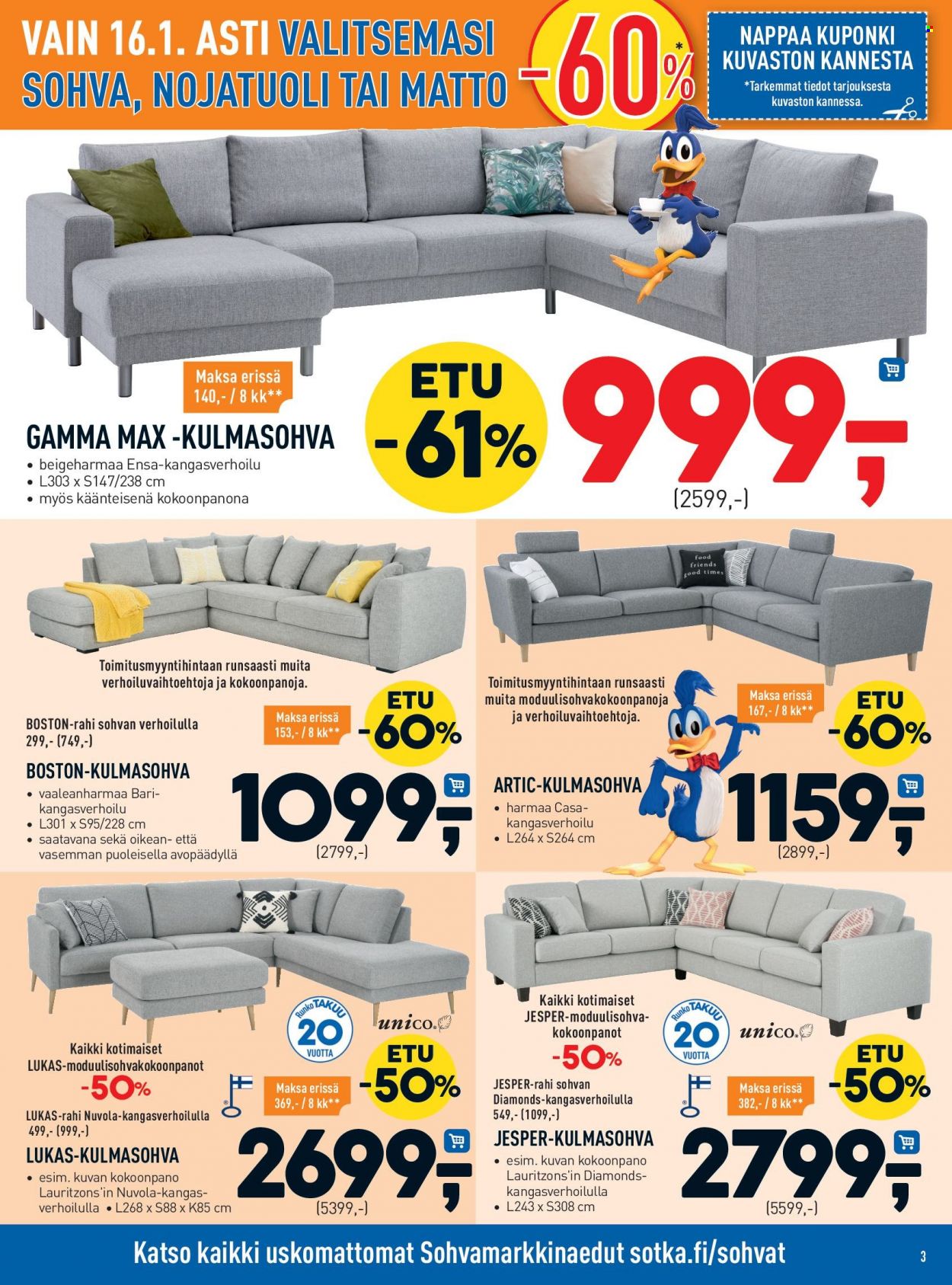 Sotka tarjoukset. Sivu 3
