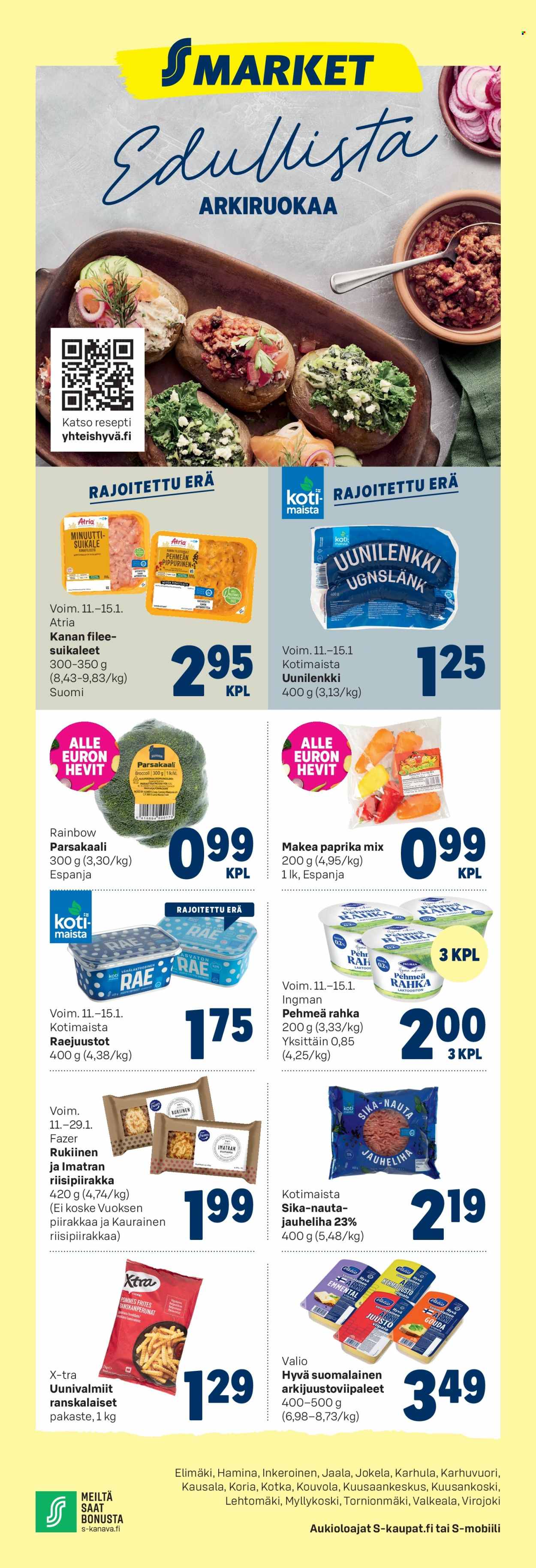 S-market tarjoukset - 11.01.2023 - 15.01.2023. Sivu 1