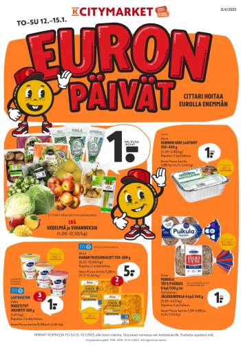 K-citymarket tarjoukset  - 12.01.2023 - 18.01.2023.