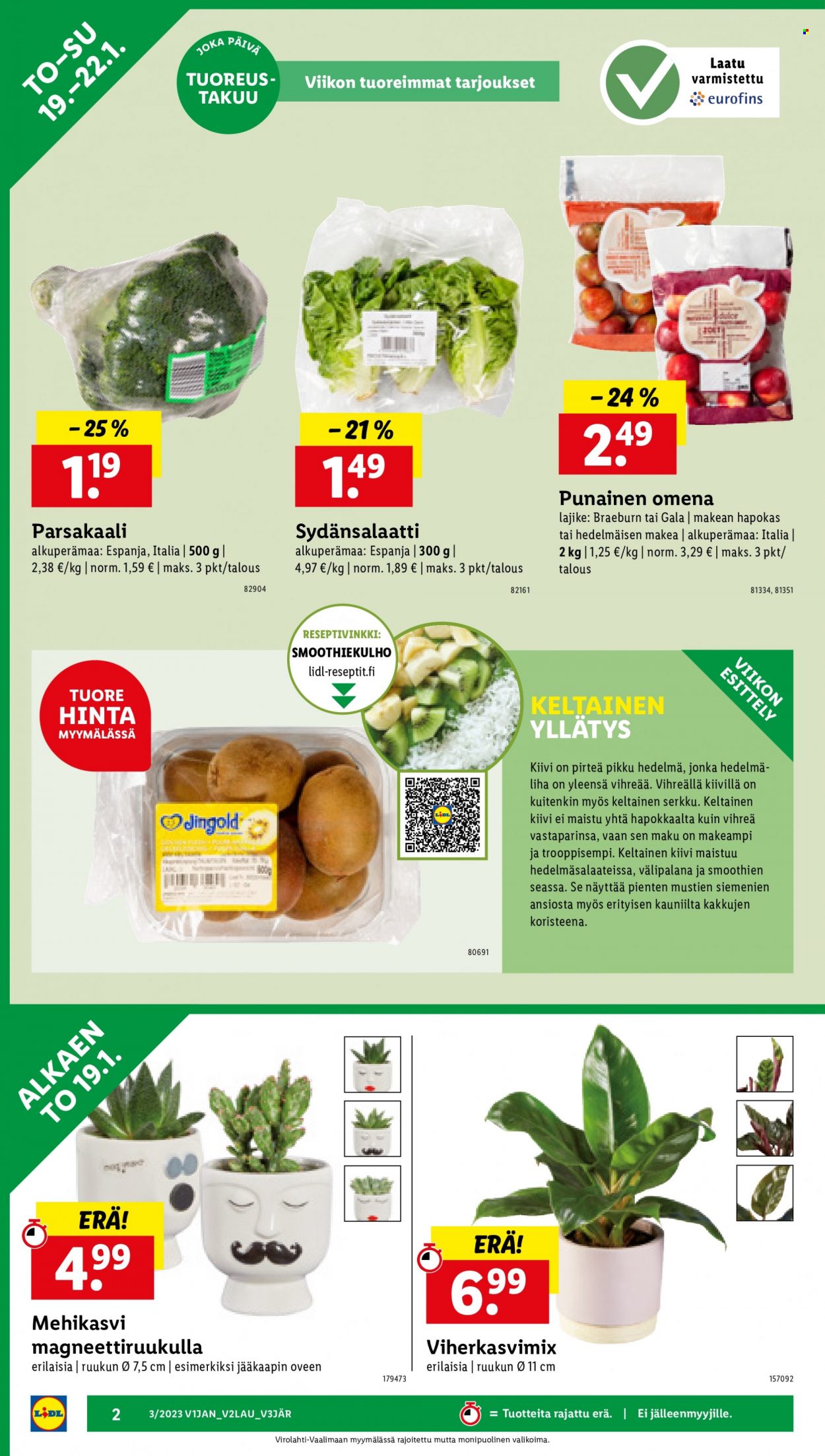 Lidl tarjoukset - 19.01.2023 - 25.01.2023. Sivu 2