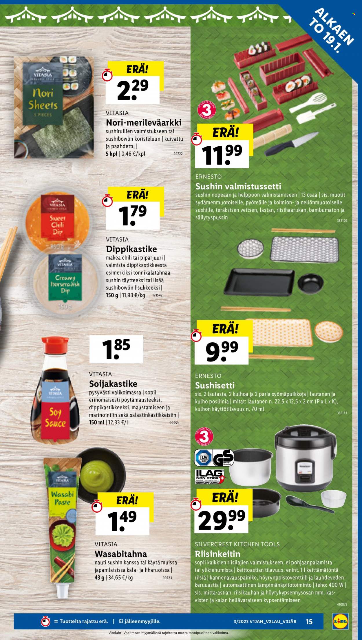 Lidl tarjoukset - 19.01.2023 - 25.01.2023. Sivu 15