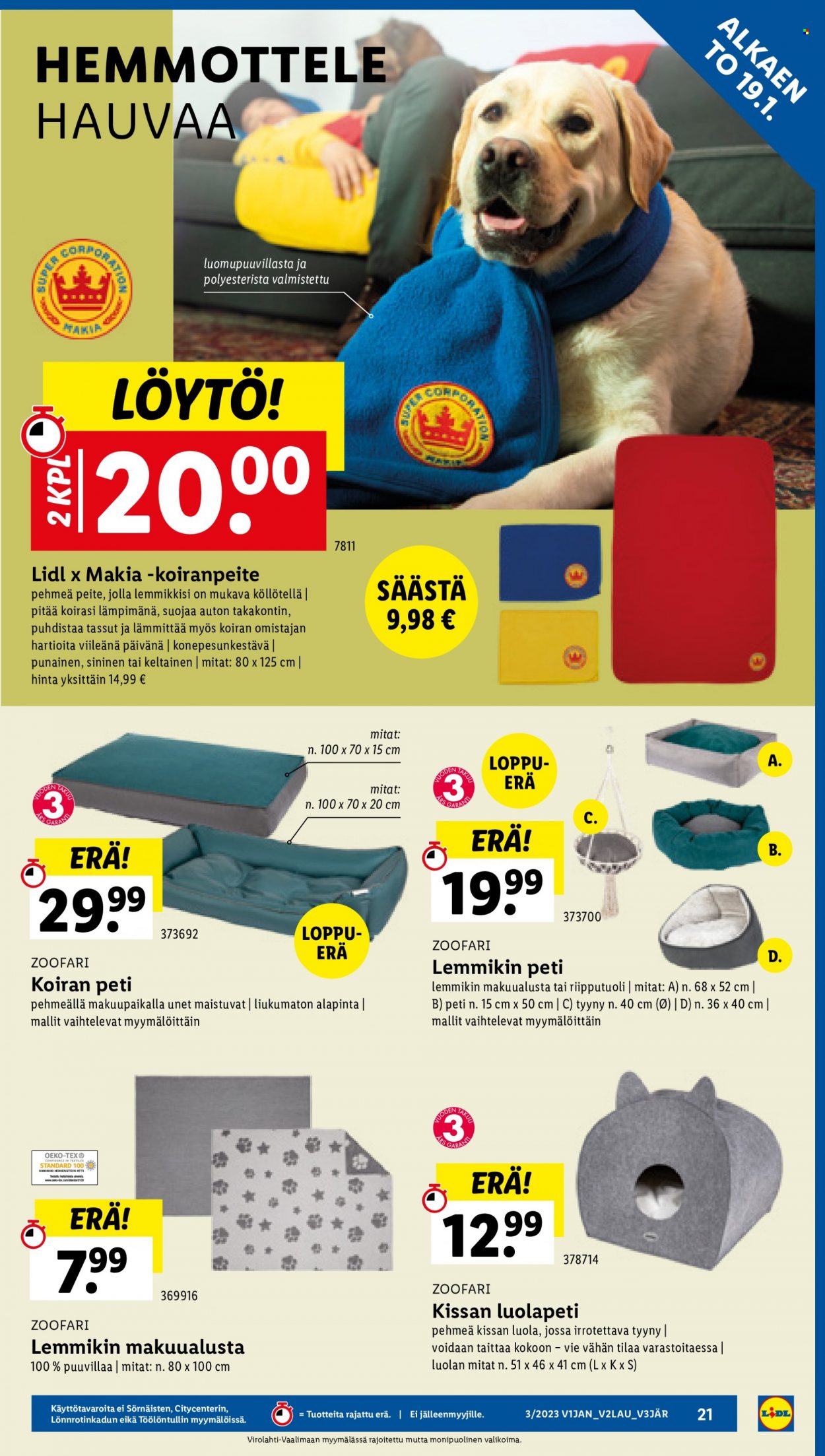 Lidl tarjoukset - 19.01.2023 - 25.01.2023. Sivu 21