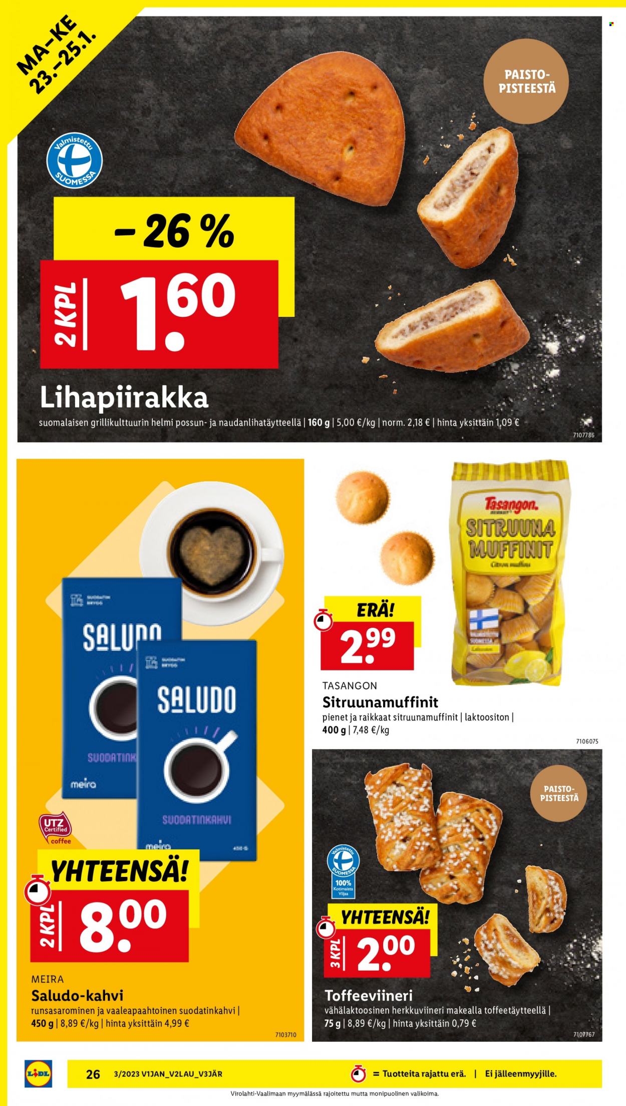 Lidl tarjoukset - 19.01.2023 - 25.01.2023. Sivu 26