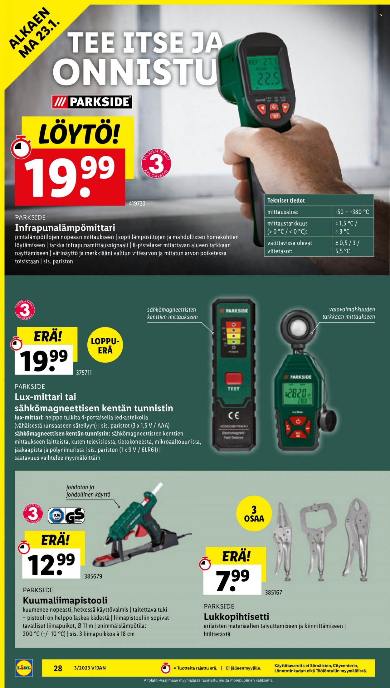 Lidl tarjoukset - 19.01.2023 - 25.01.2023. Sivu 28