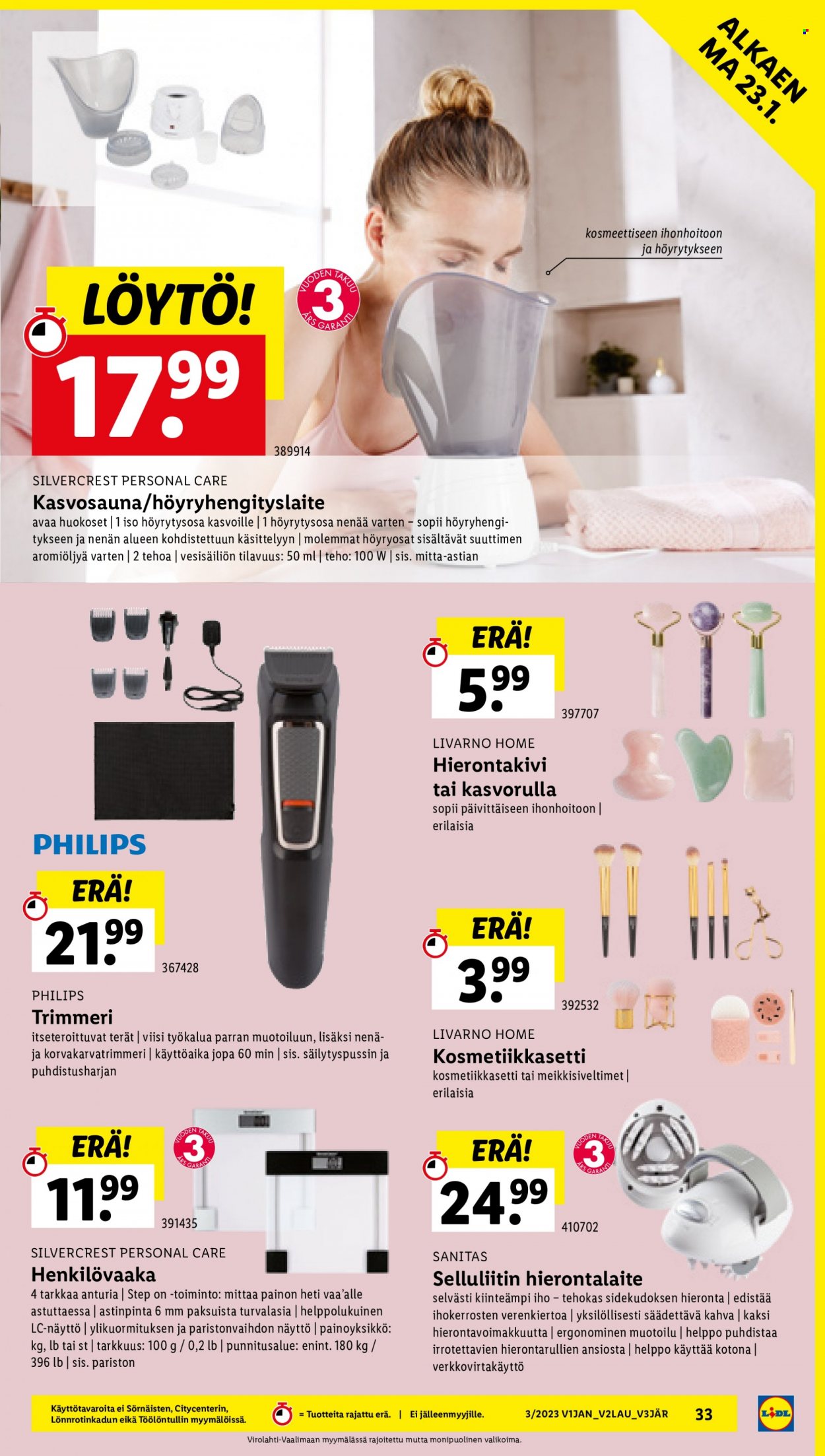 Lidl tarjoukset - 19.01.2023 - 25.01.2023. Sivu 33