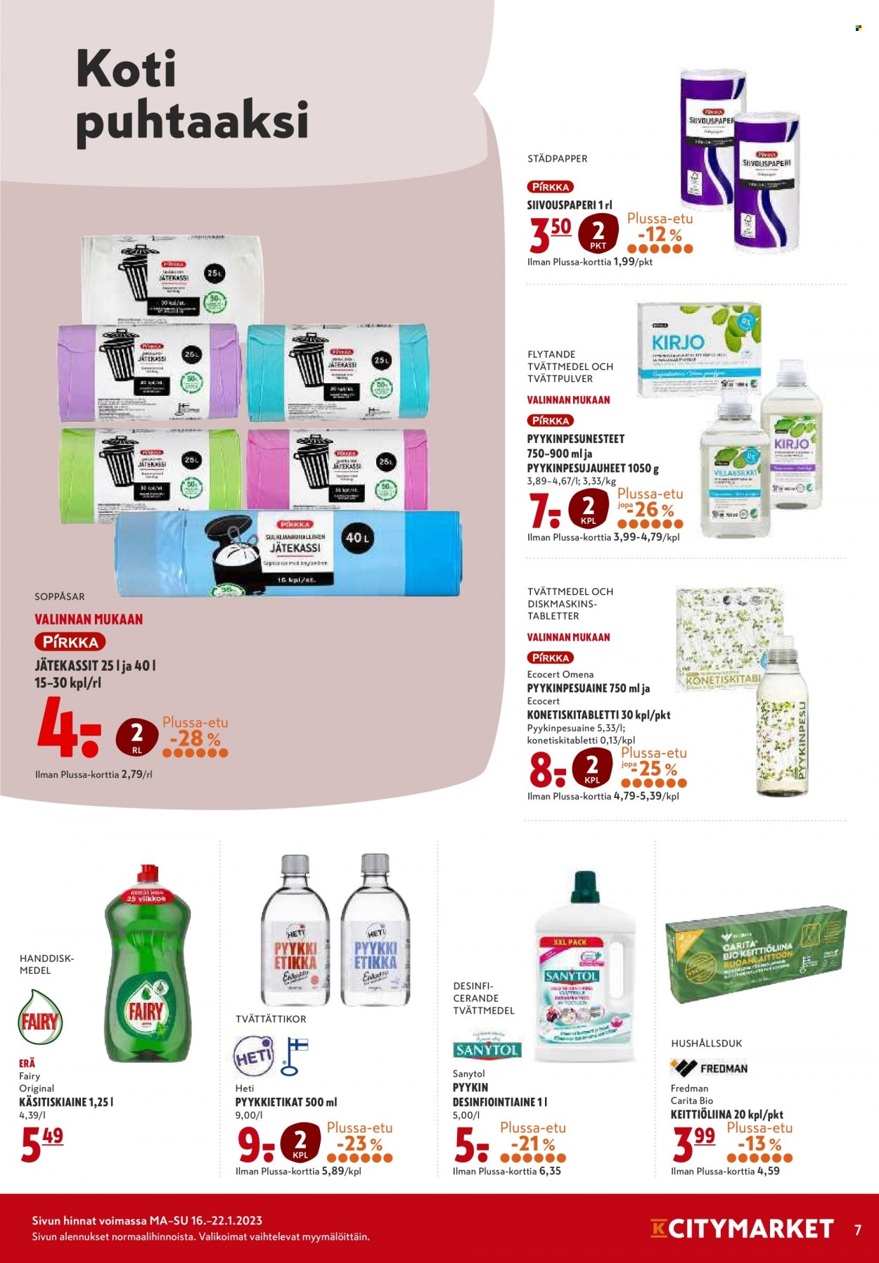 K-citymarket tarjoukset - 16.01.2023 - 22.01.2023. Sivu 7