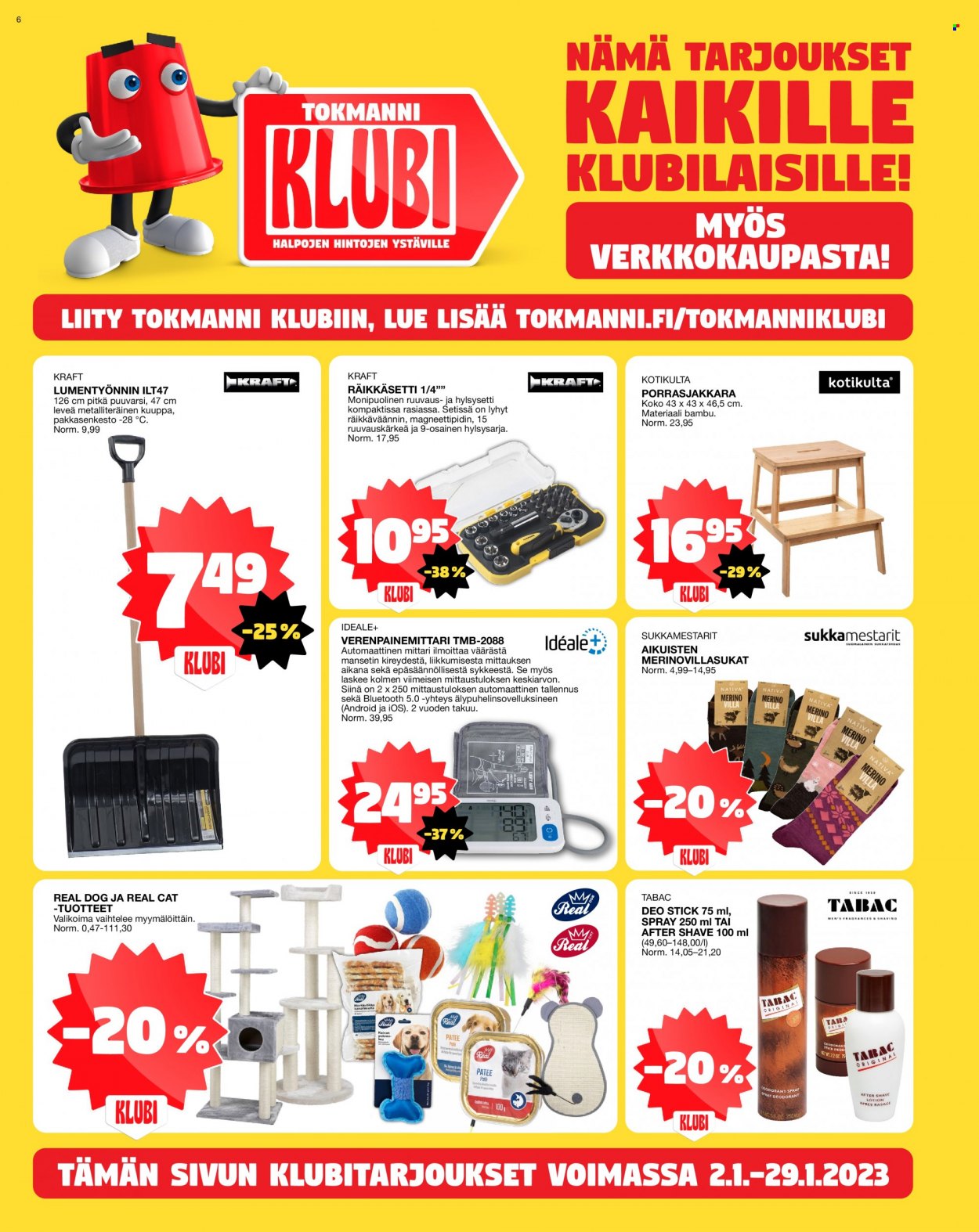 Tokmanni tarjoukset - 16.01.2023 - 22.01.2023. Sivu 6