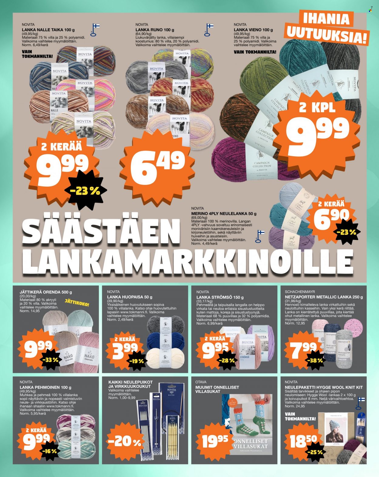 Tokmanni tarjoukset - 16.01.2023 - 22.01.2023. Sivu 7