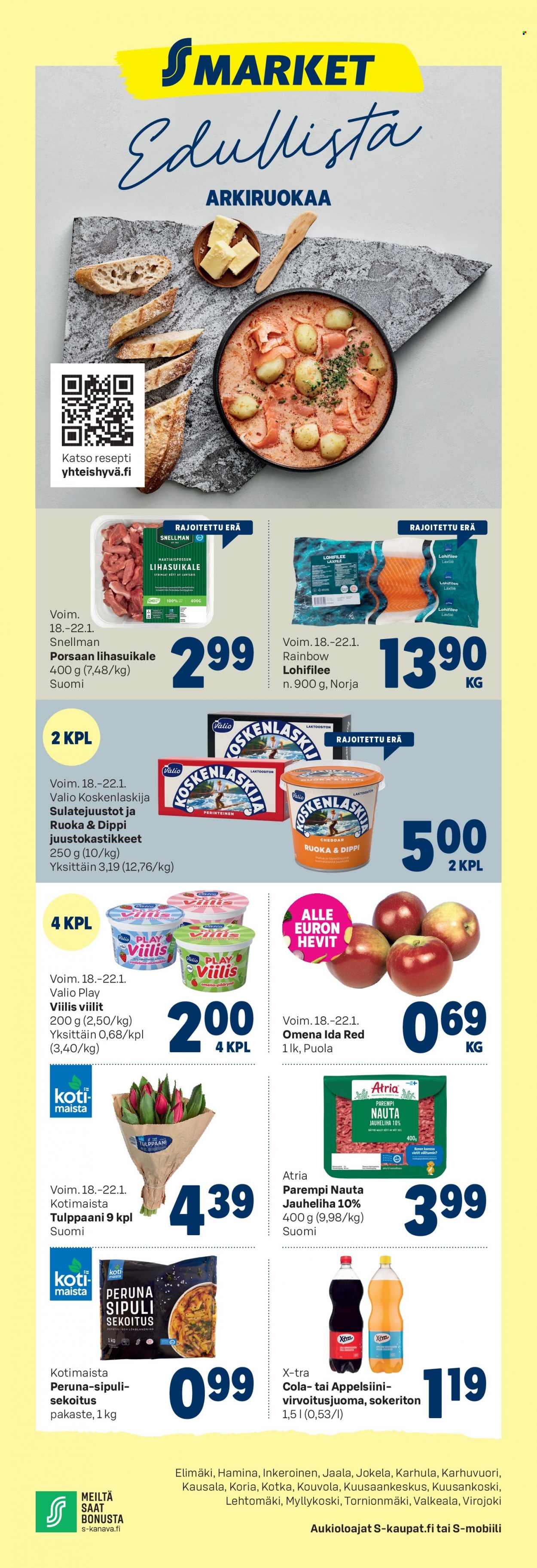 S-market tarjoukset - 18.01.2023 - 22.01.2023. Sivu 1