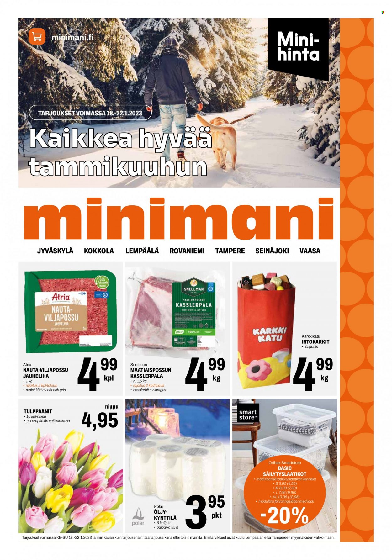 Minimani tarjoukset - 18.01.2023 - 22.01.2023. Sivu 1