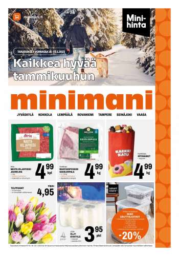 Minimani tarjoukset  - 18.01.2023 - 22.01.2023.
