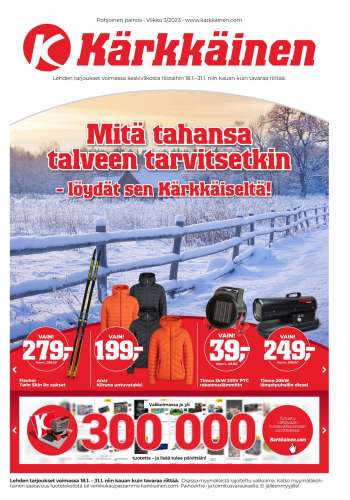 Kärkkäinen tarjoukset  - 18.01.2023 - 31.01.2023.