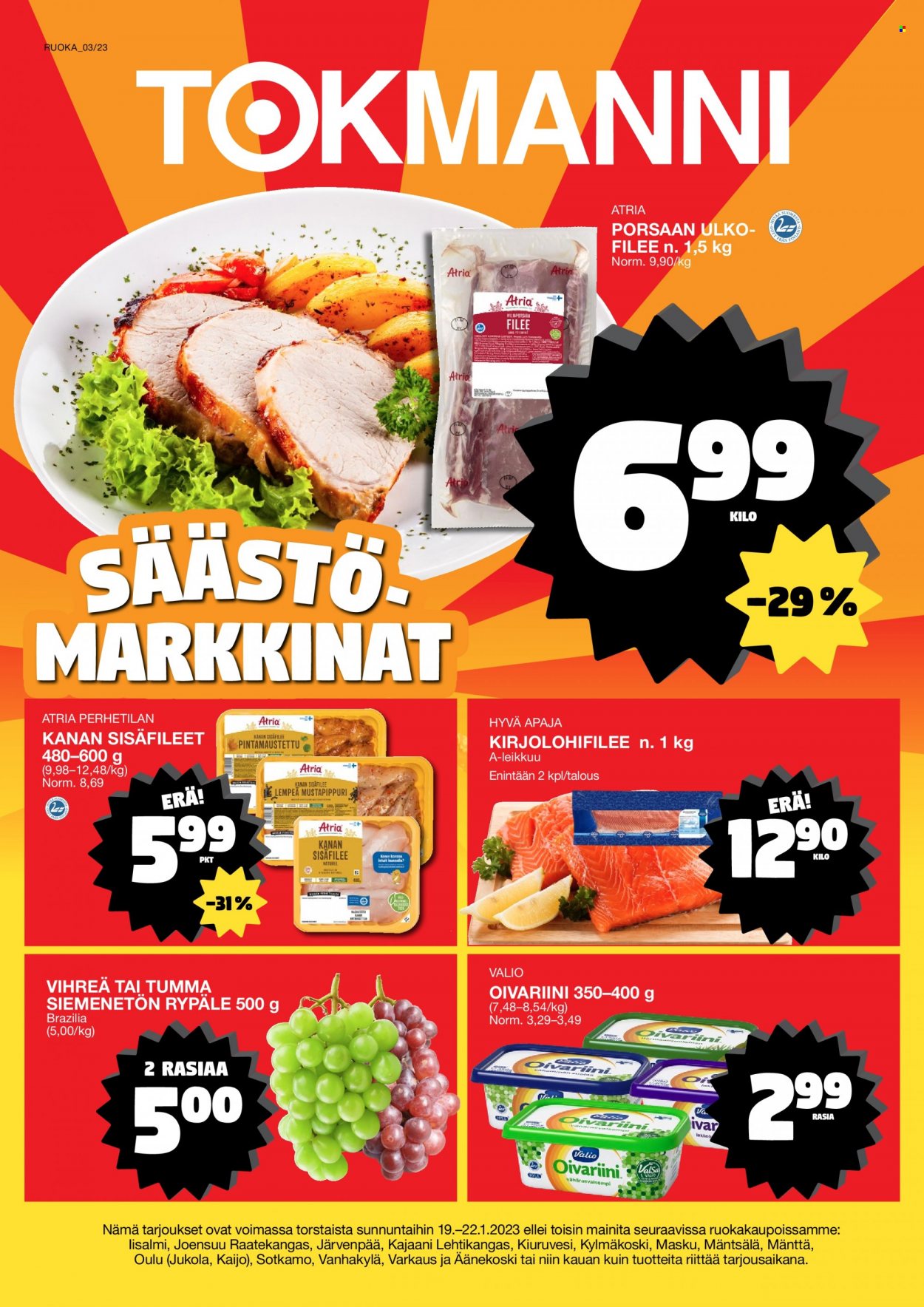 Tokmanni tarjoukset - 19.01.2023 - 22.01.2023. Sivu 1