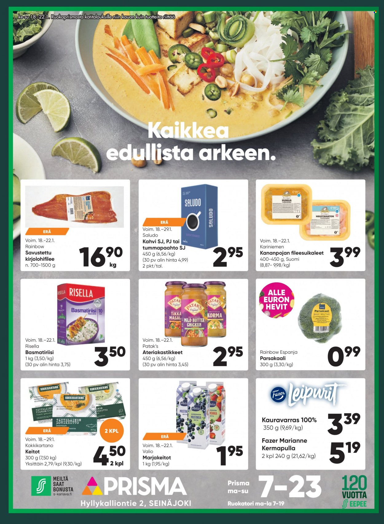 Prisma tarjoukset - 18.01.2023 - 22.01.2023. Sivu 1