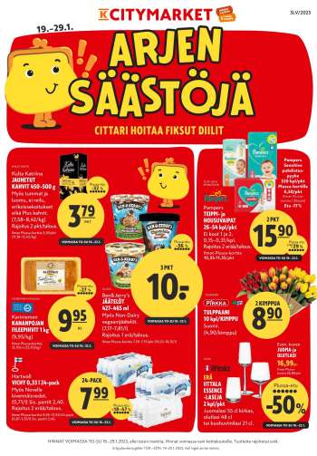 K-citymarket tarjoukset  - 19.01.2023 - 29.01.2023.