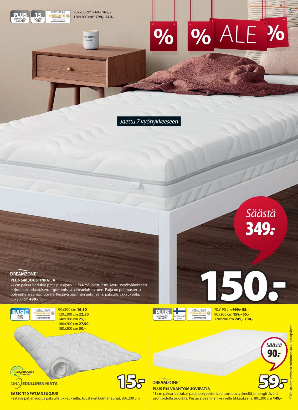 JYSK tarjoukset - 21.01.2023 - 29.01.2023. Sivu 9