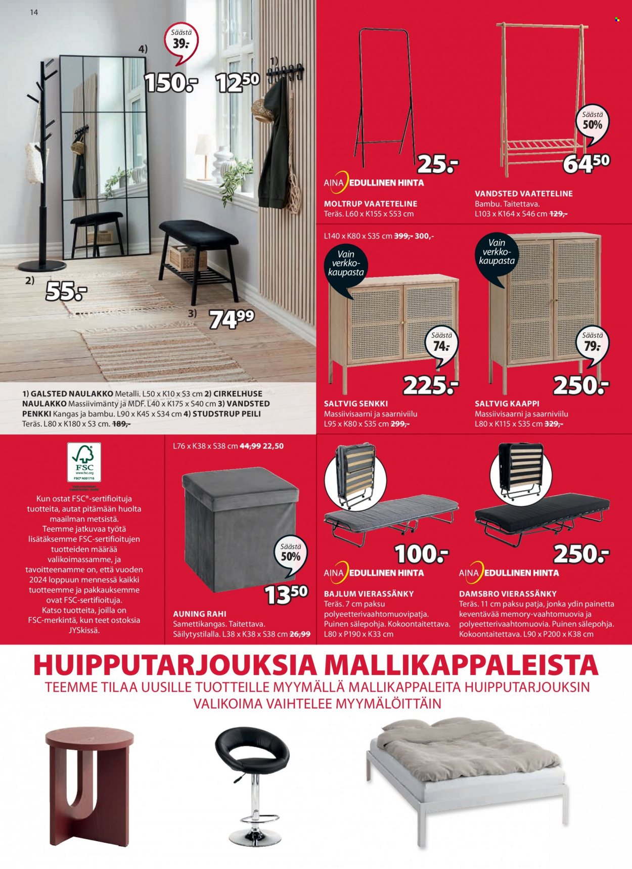 JYSK tarjoukset - 21.01.2023 - 29.01.2023. Sivu 14