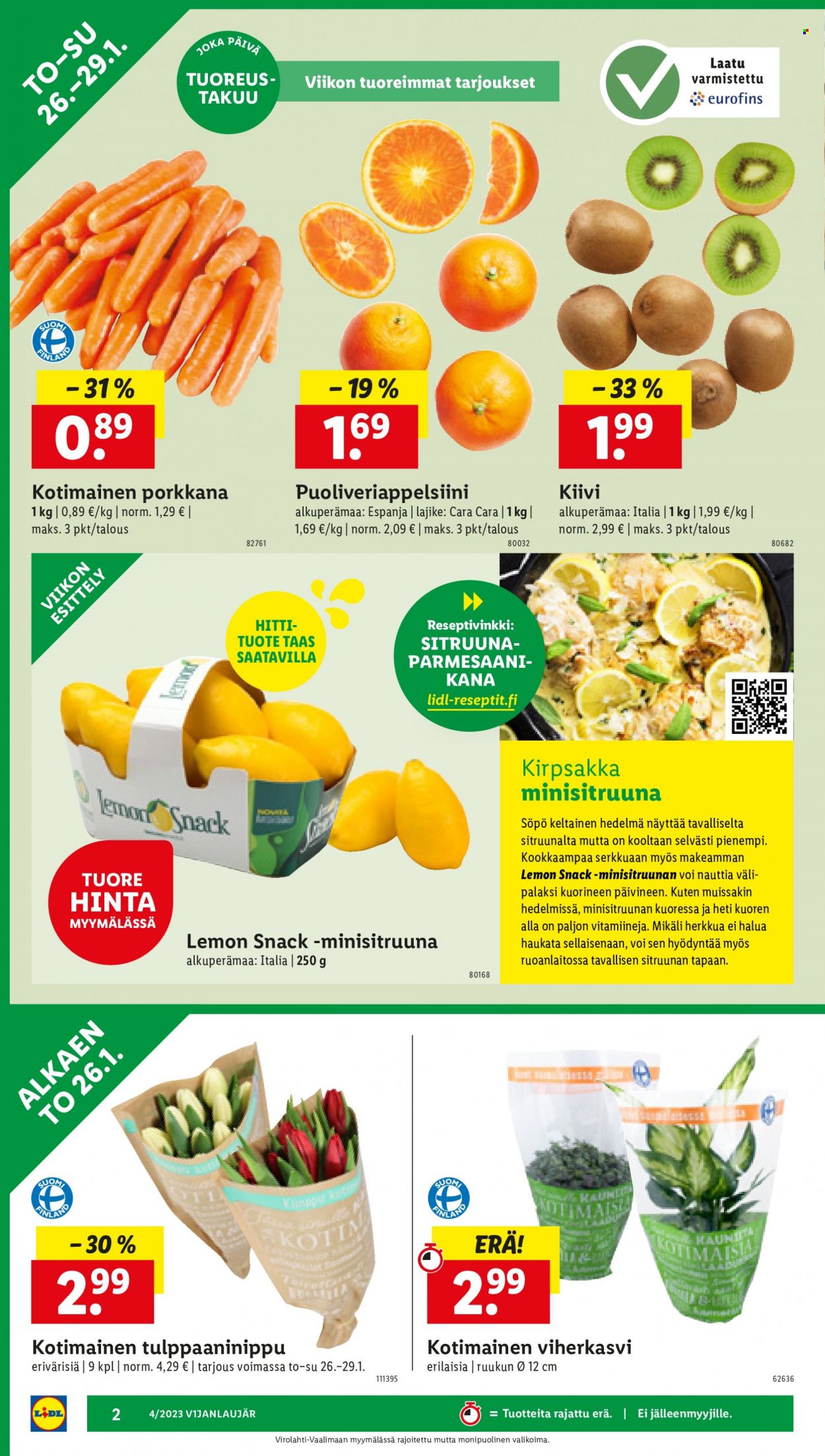 Lidl tarjoukset - 26.01.2023 - 01.02.2023. Sivu 2