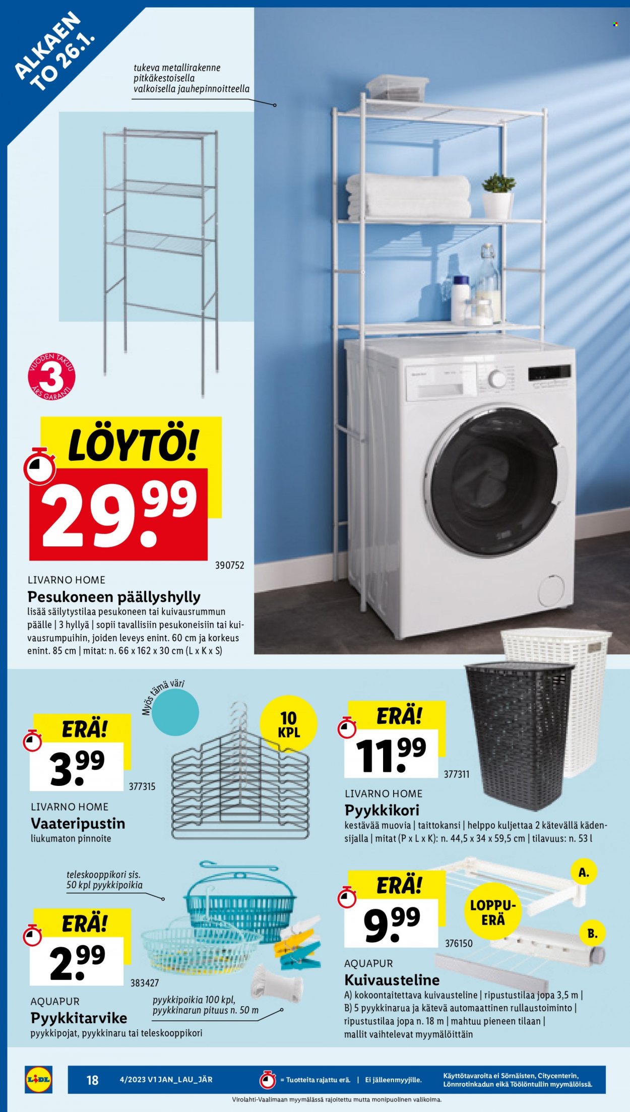Lidl tarjoukset - 26.01.2023 - 01.02.2023. Sivu 18