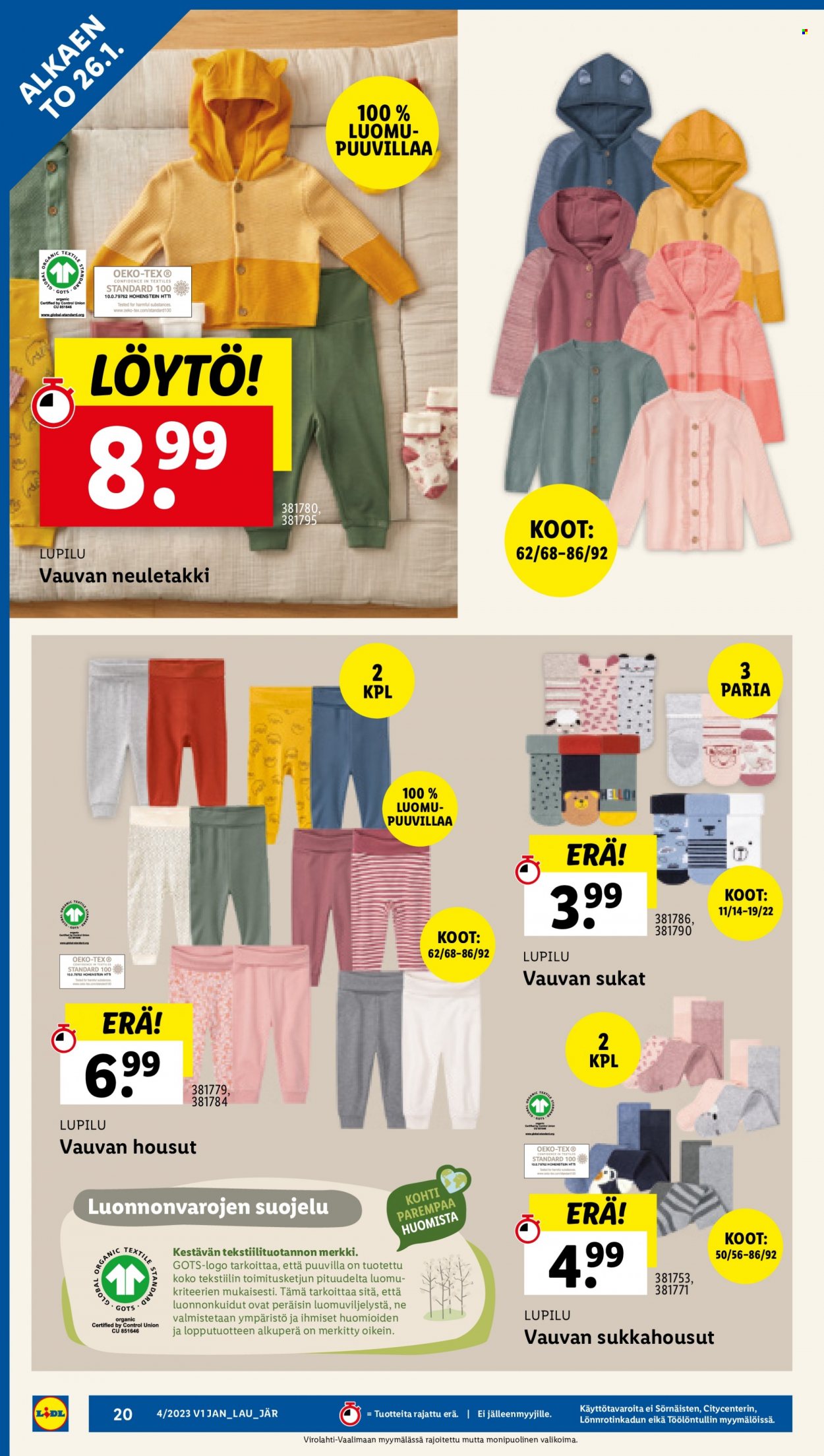 Lidl tarjoukset - 26.01.2023 - 01.02.2023. Sivu 20