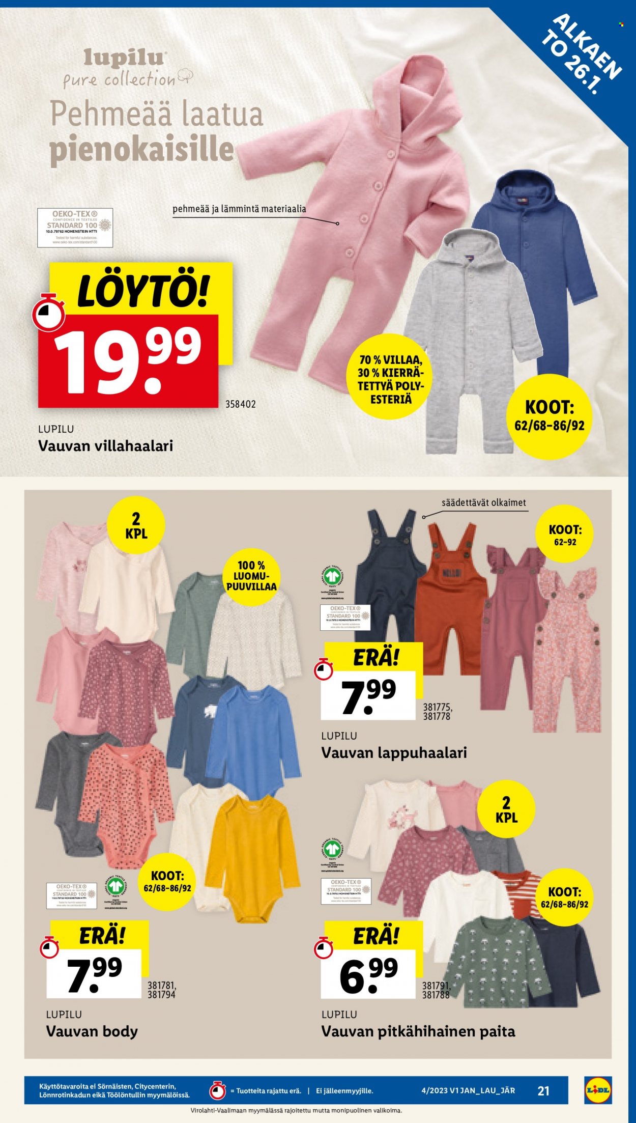Lidl tarjoukset - 26.01.2023 - 01.02.2023. Sivu 21
