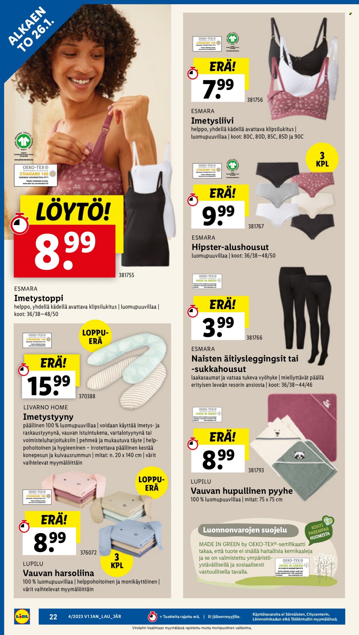 Lidl tarjoukset - 26.01.2023 - 01.02.2023. Sivu 22