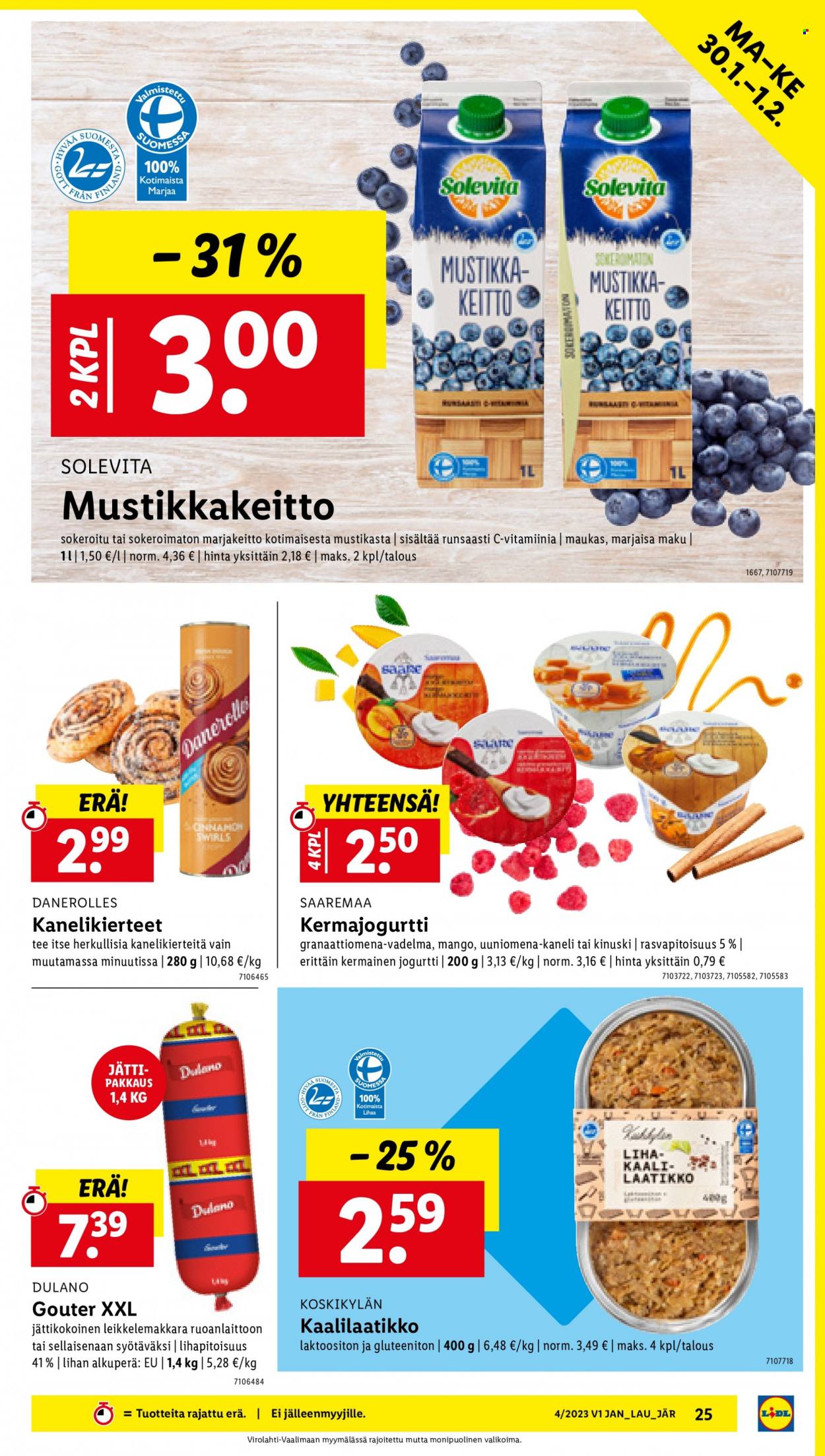 Lidl tarjoukset - 26.01.2023 - 01.02.2023. Sivu 25