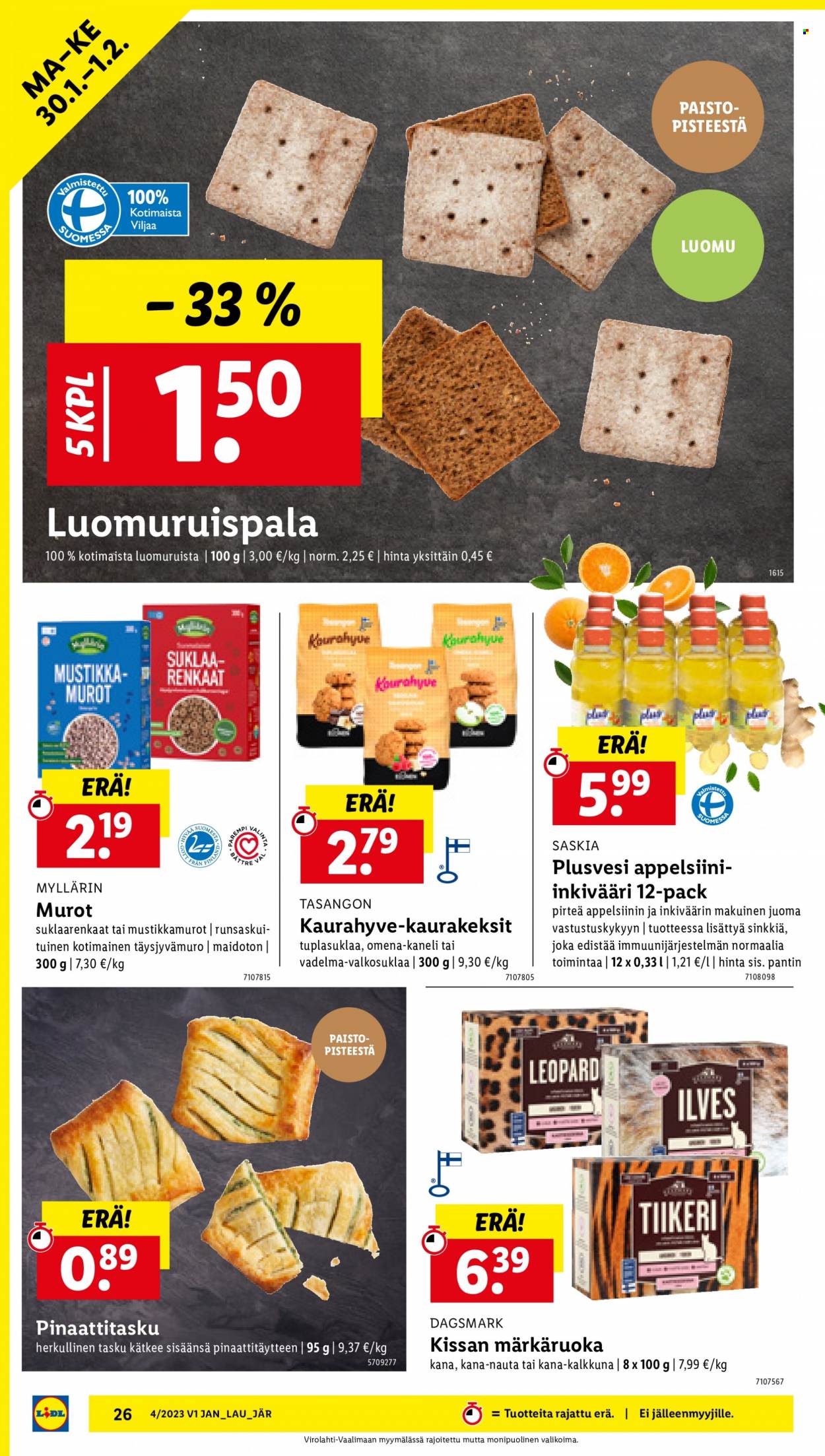 Lidl tarjoukset - 26.01.2023 - 01.02.2023. Sivu 26
