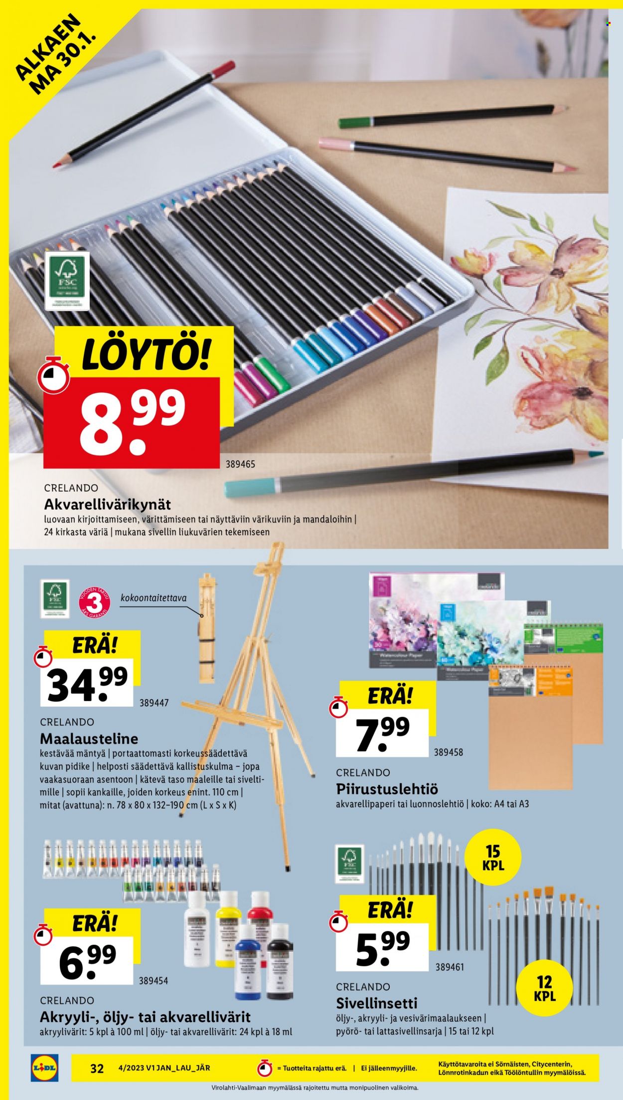 Lidl tarjoukset - 26.01.2023 - 01.02.2023. Sivu 32