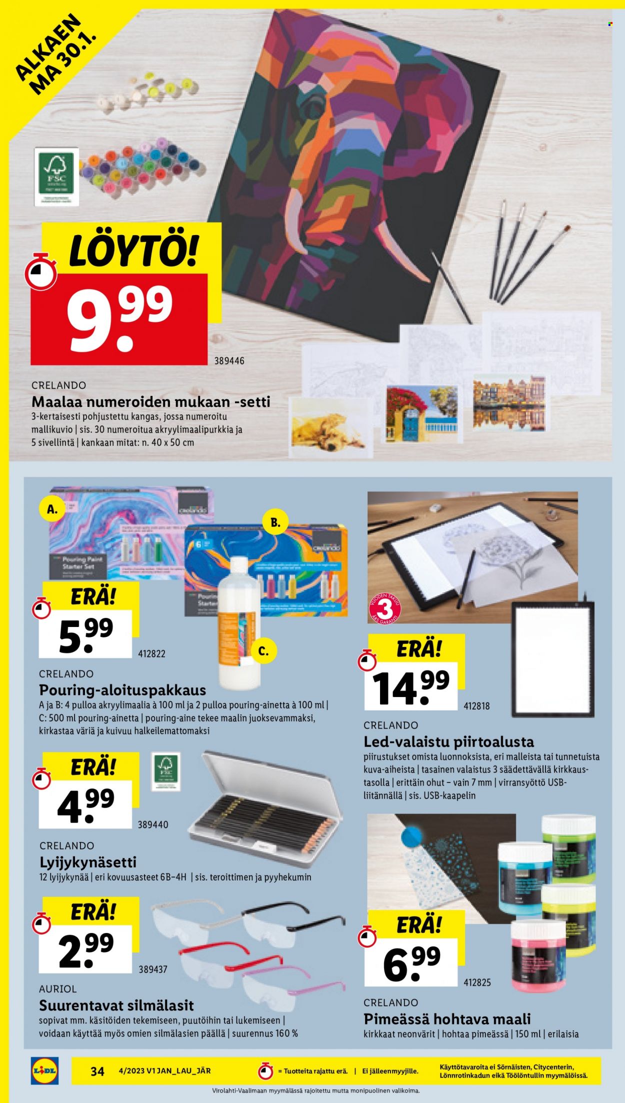 Lidl tarjoukset - 26.01.2023 - 01.02.2023. Sivu 34