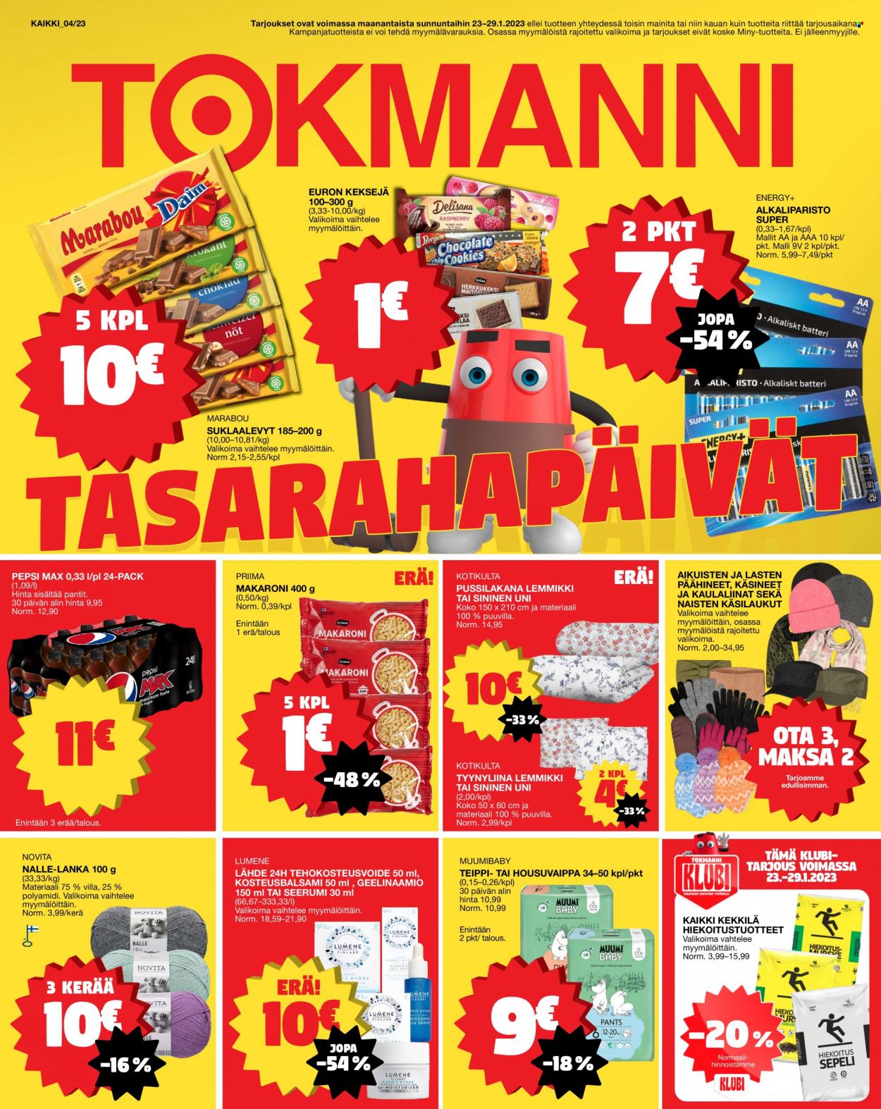 Tokmanni tarjoukset - 23.01.2023 - 29.01.2023. Sivu 1