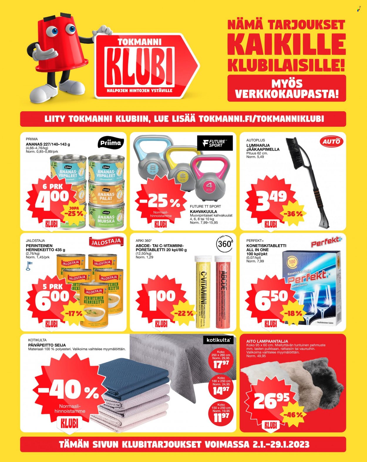 Tokmanni tarjoukset - 23.01.2023 - 29.01.2023. Sivu 7