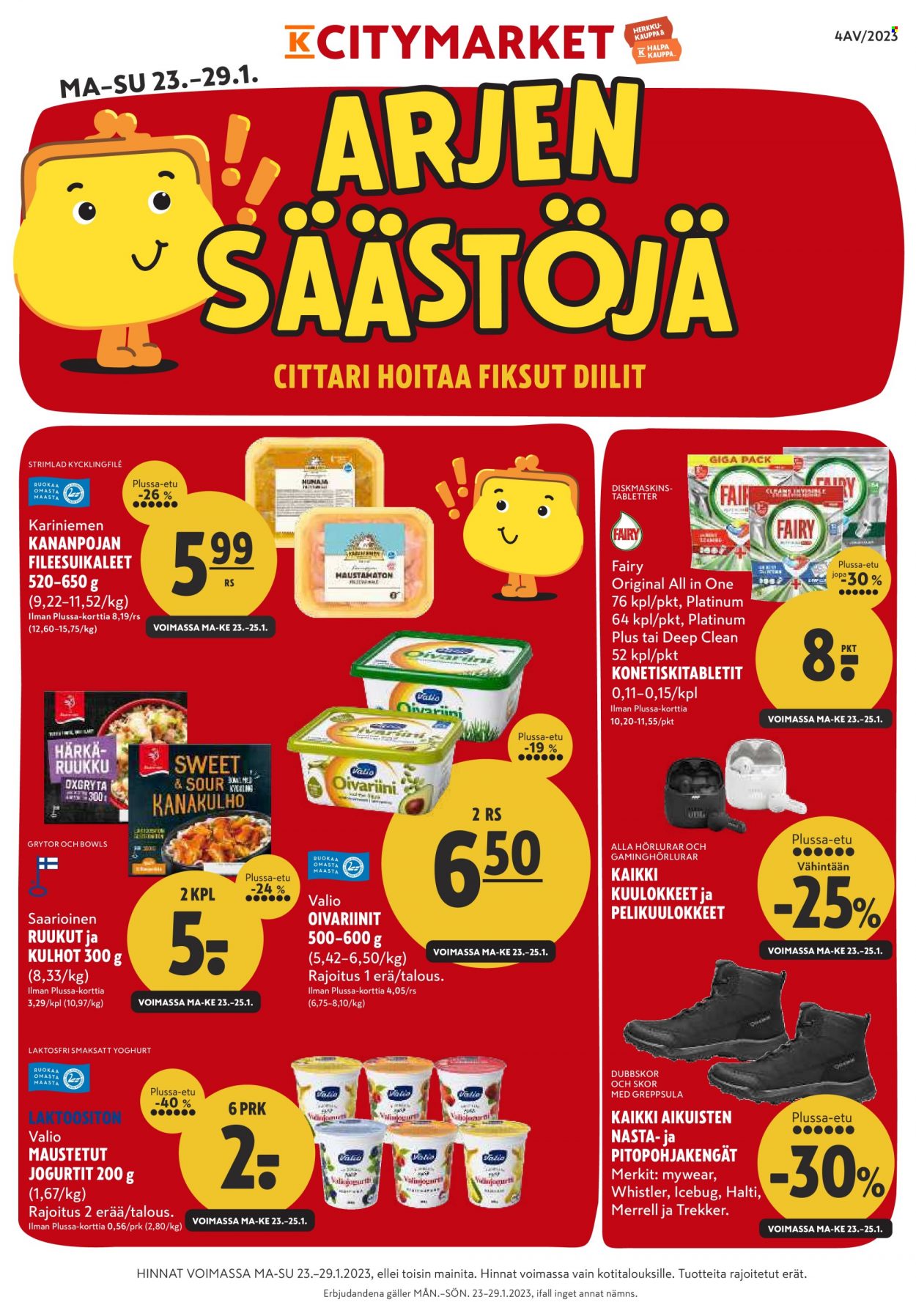 K-citymarket tarjoukset - 23.01.2023 - 29.01.2023. Sivu 1
