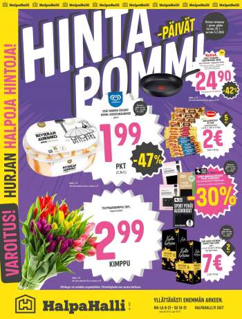 HalpaHalli tarjoukset  - 25.01.2023 - 05.02.2023.