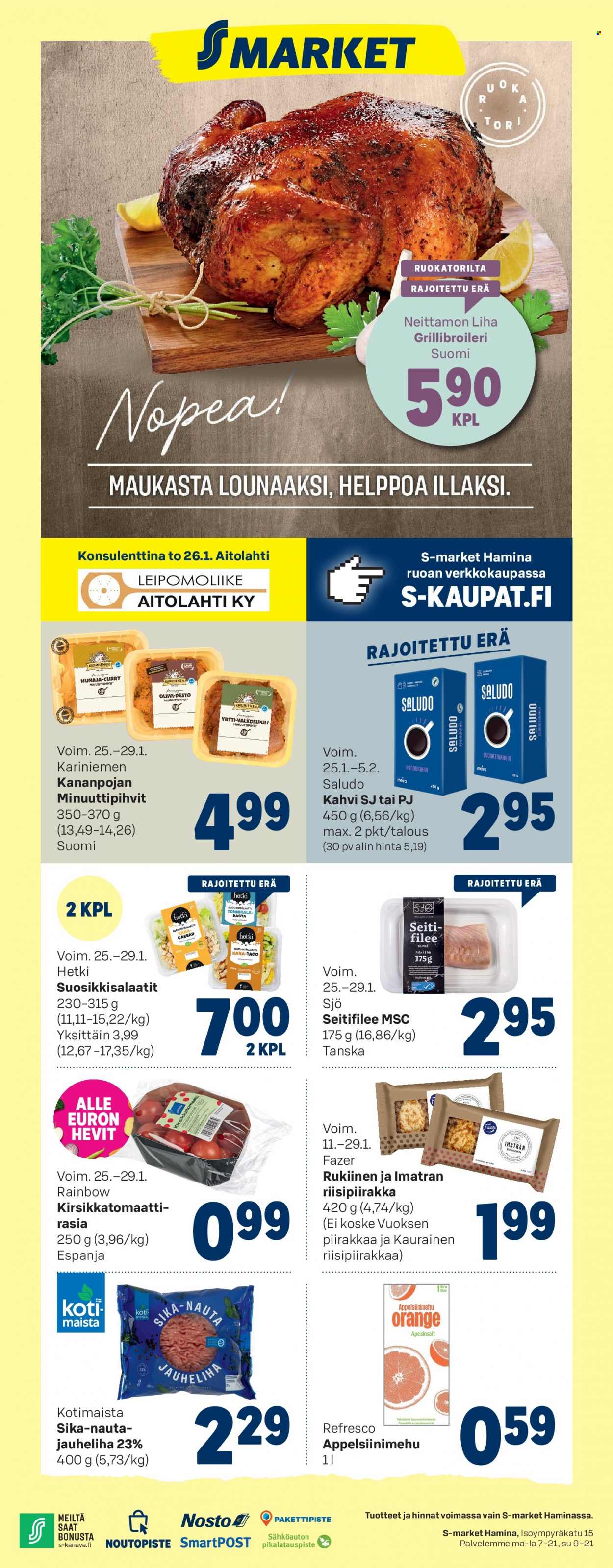 S-market tarjoukset - 25.01.2023 - 29.01.2023. Sivu 1