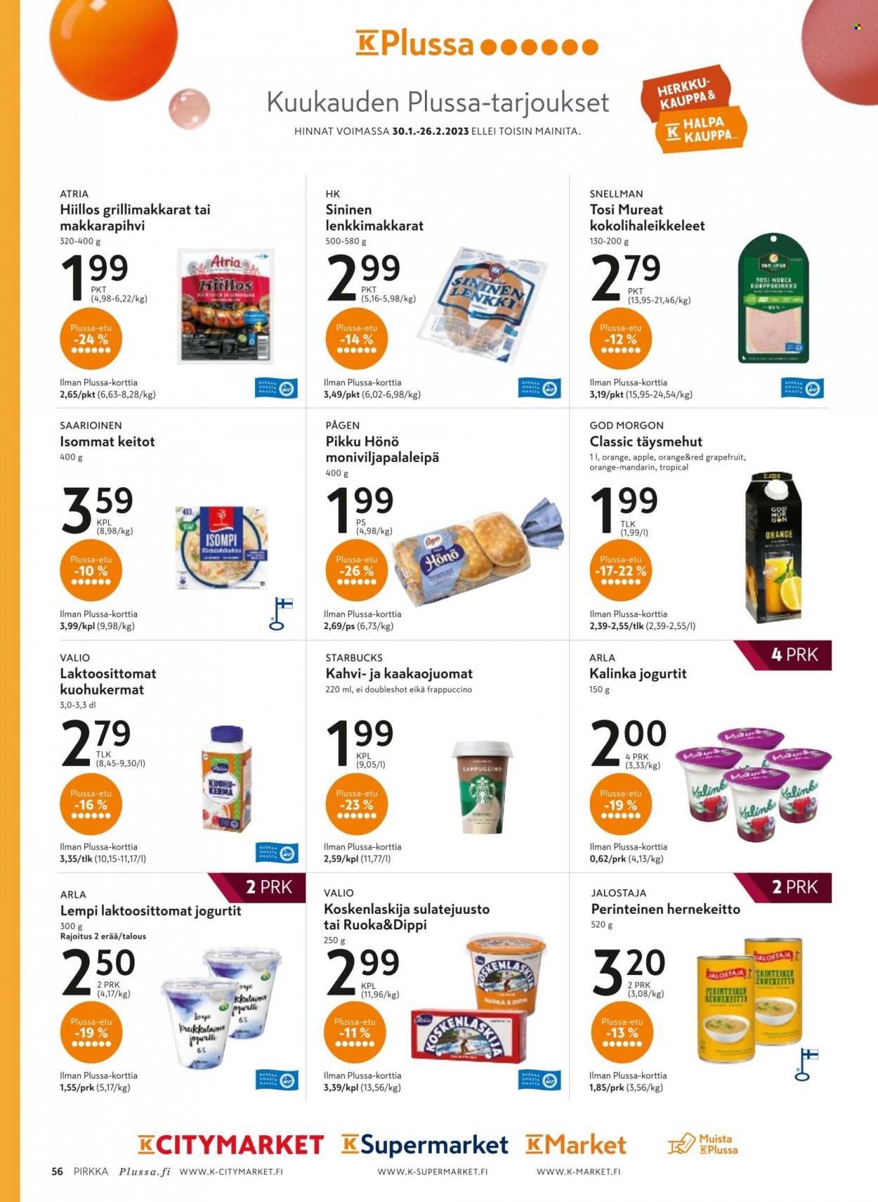 K-market tarjoukset - 25.01.2023 - 28.02.2023. Sivu 56